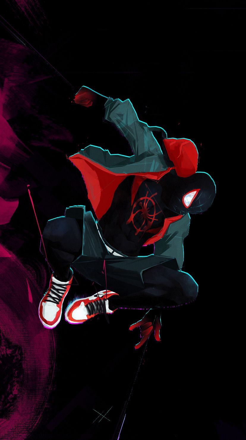 Miles Morales X Spider Man. Superhero Wallpaper, Spiderman Art, Miles Morales Spiderman