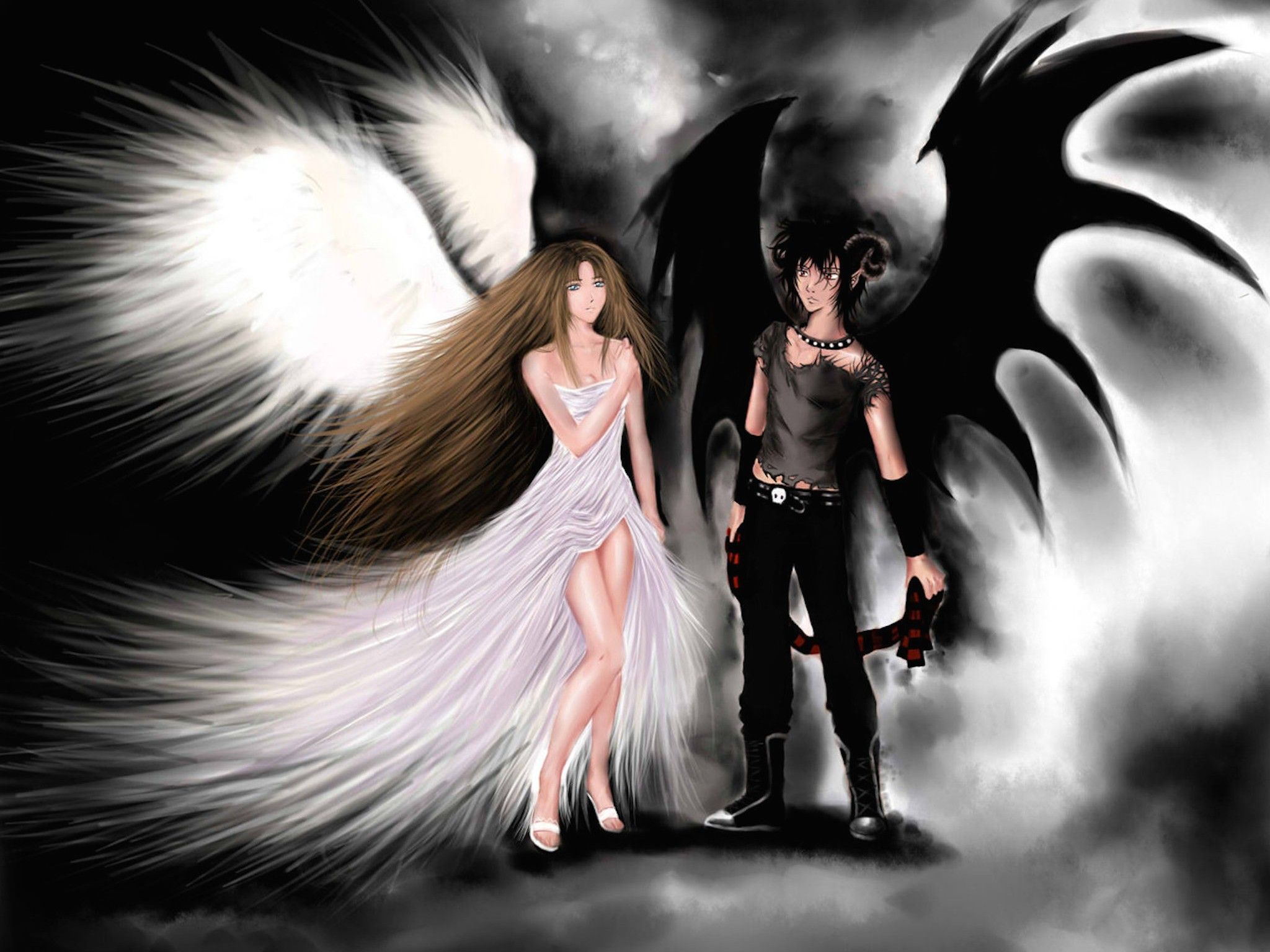Angel Demon Wallpaper. Free HD Downloads