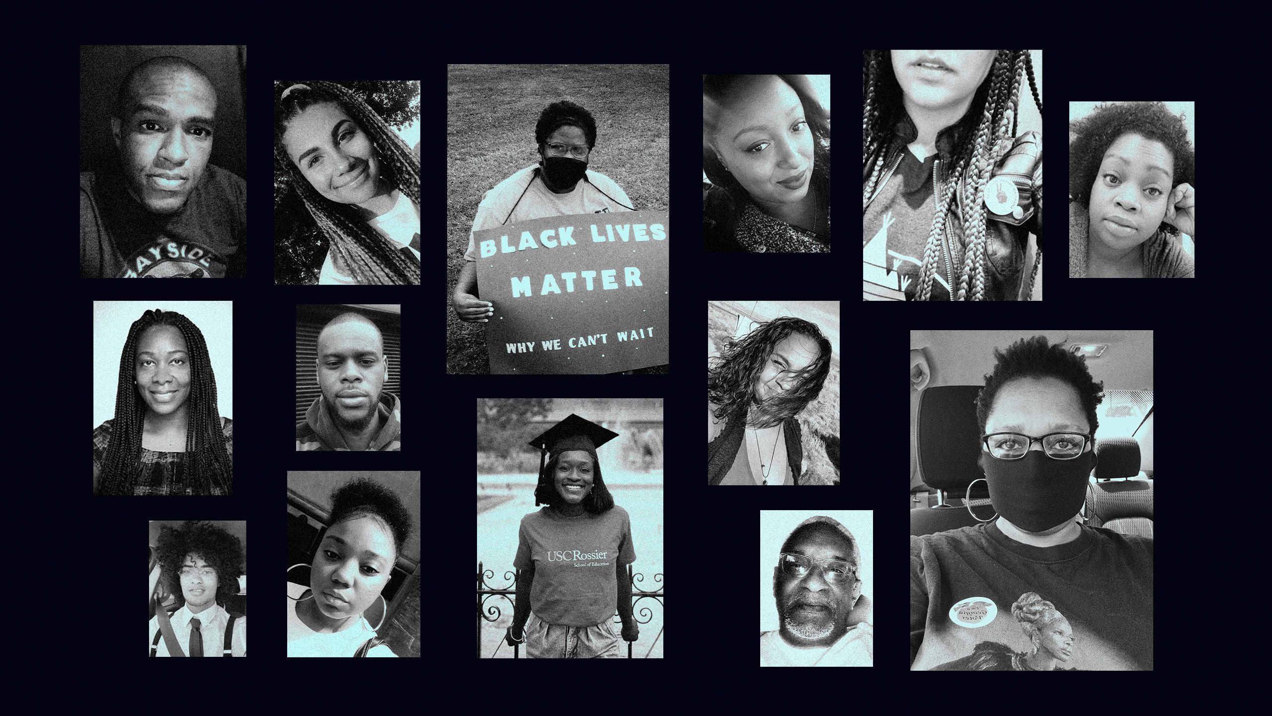 In their words: Why black men and women are protesting for George