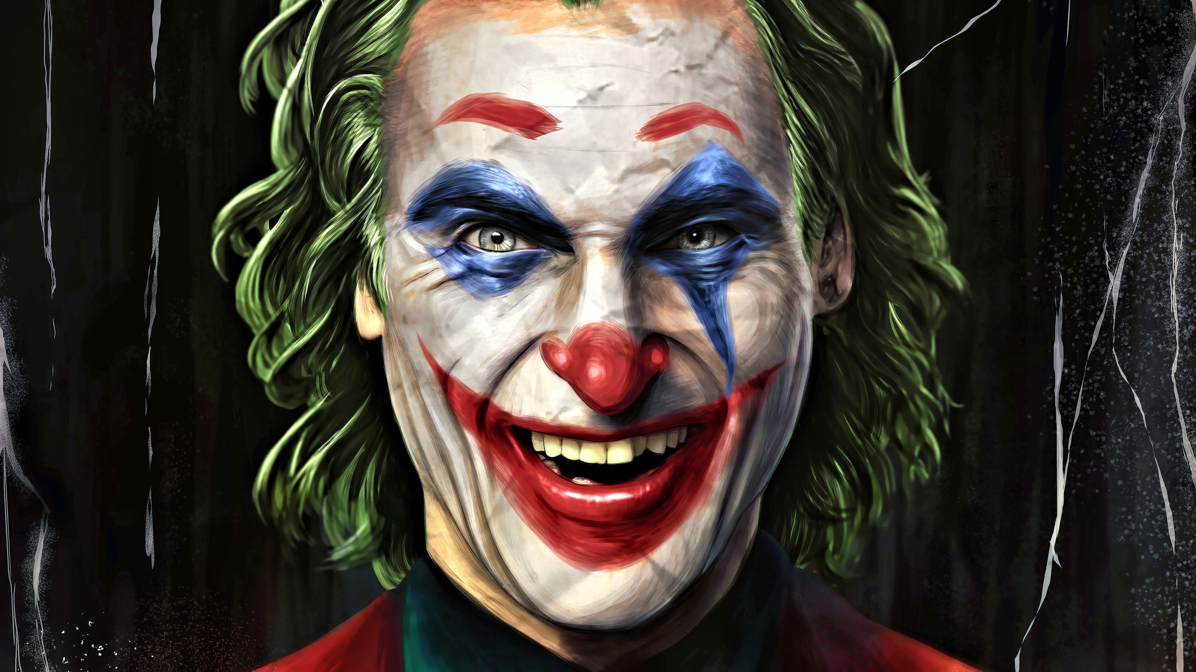 Joaquin Phoenix Joker Smile Wallpaper
