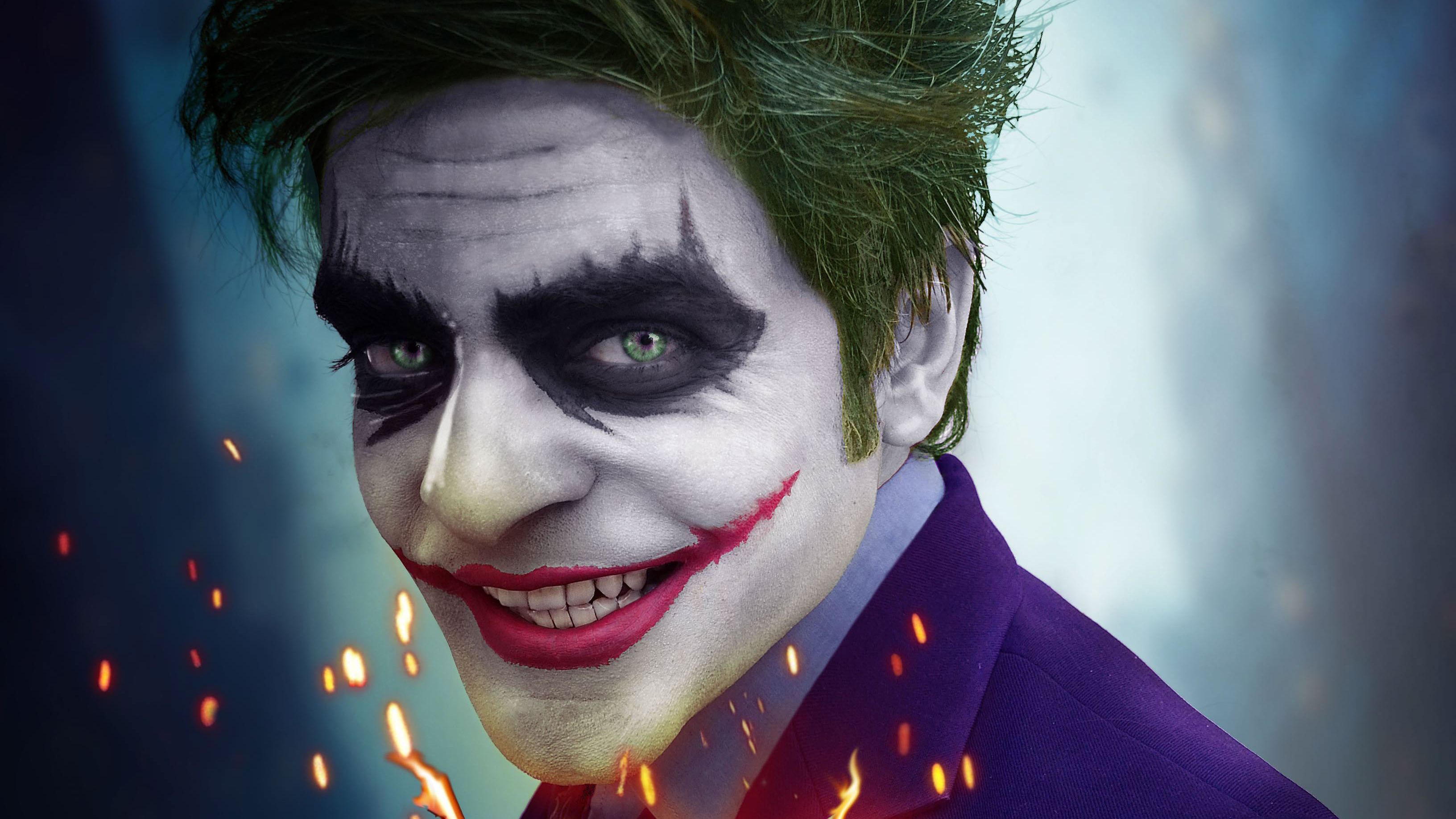 Joker Smiling 4k, HD Superheroes, 4k Wallpaper, Image