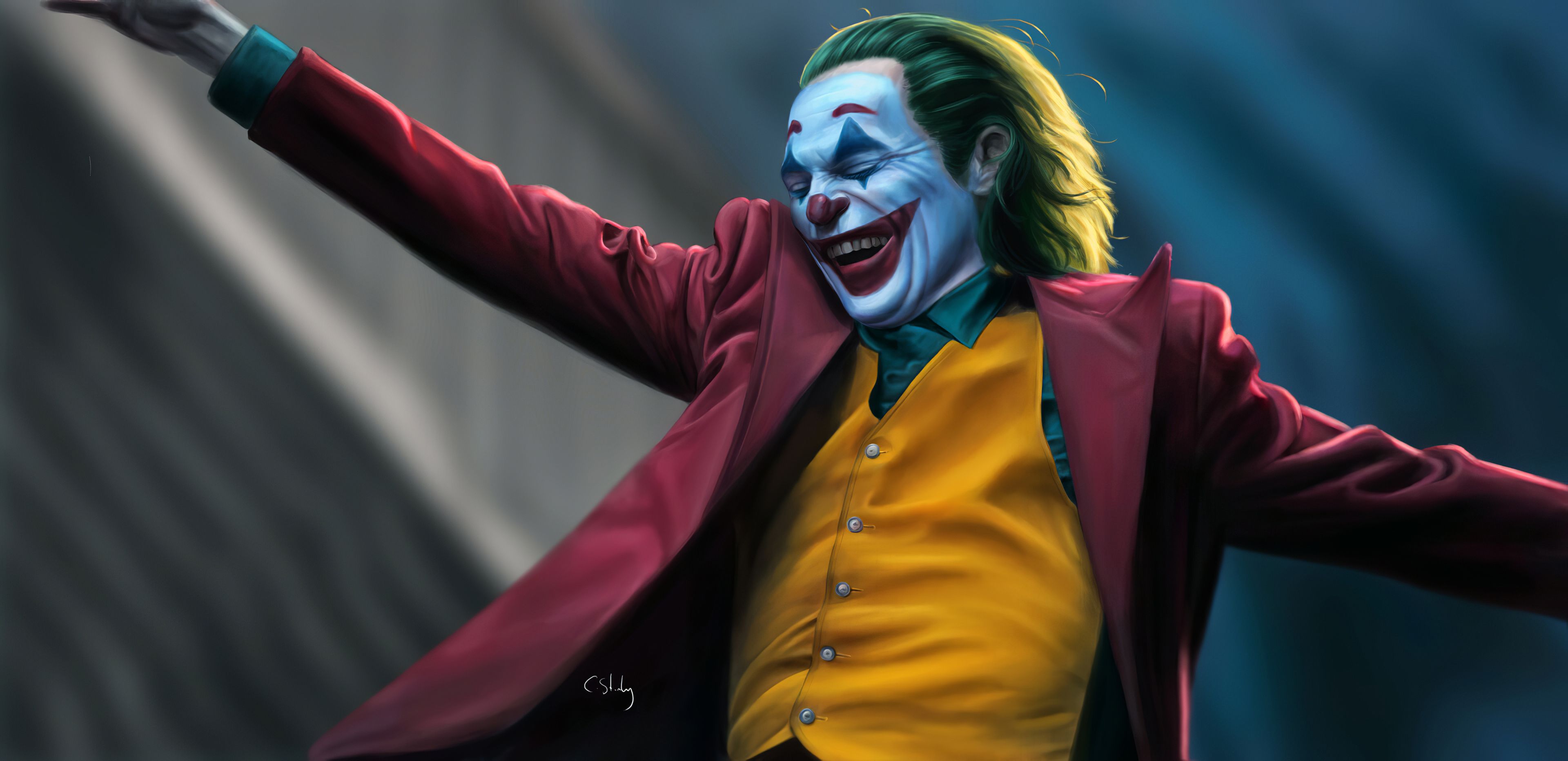 The Joker smiling Wallpaper 4k Ultra HD