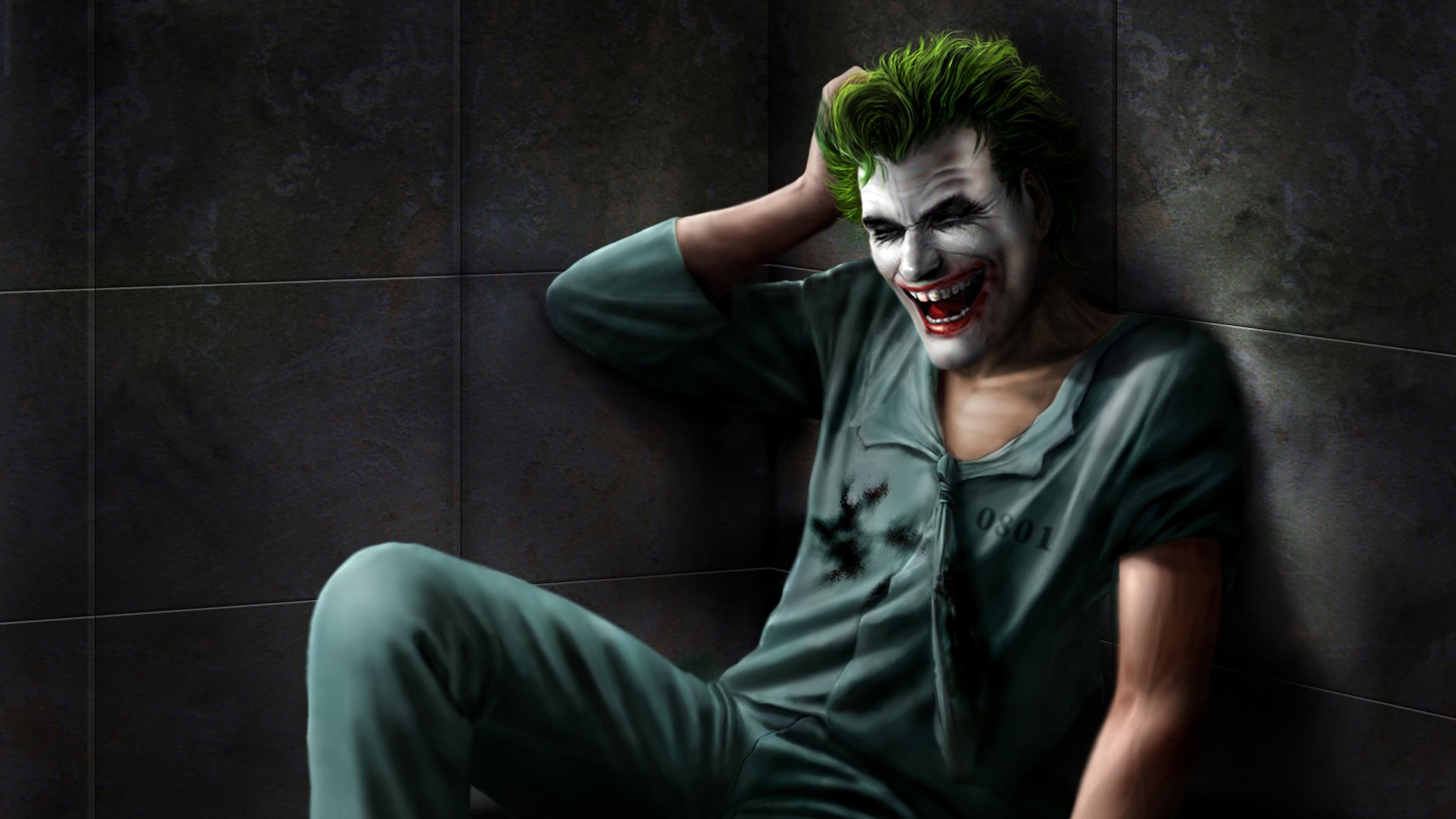 Joker Smiling iPad Pro Retina Display HD 4k Wallpaper