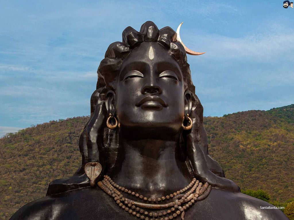 Download Full Wallpaper Shiva Statue HD
