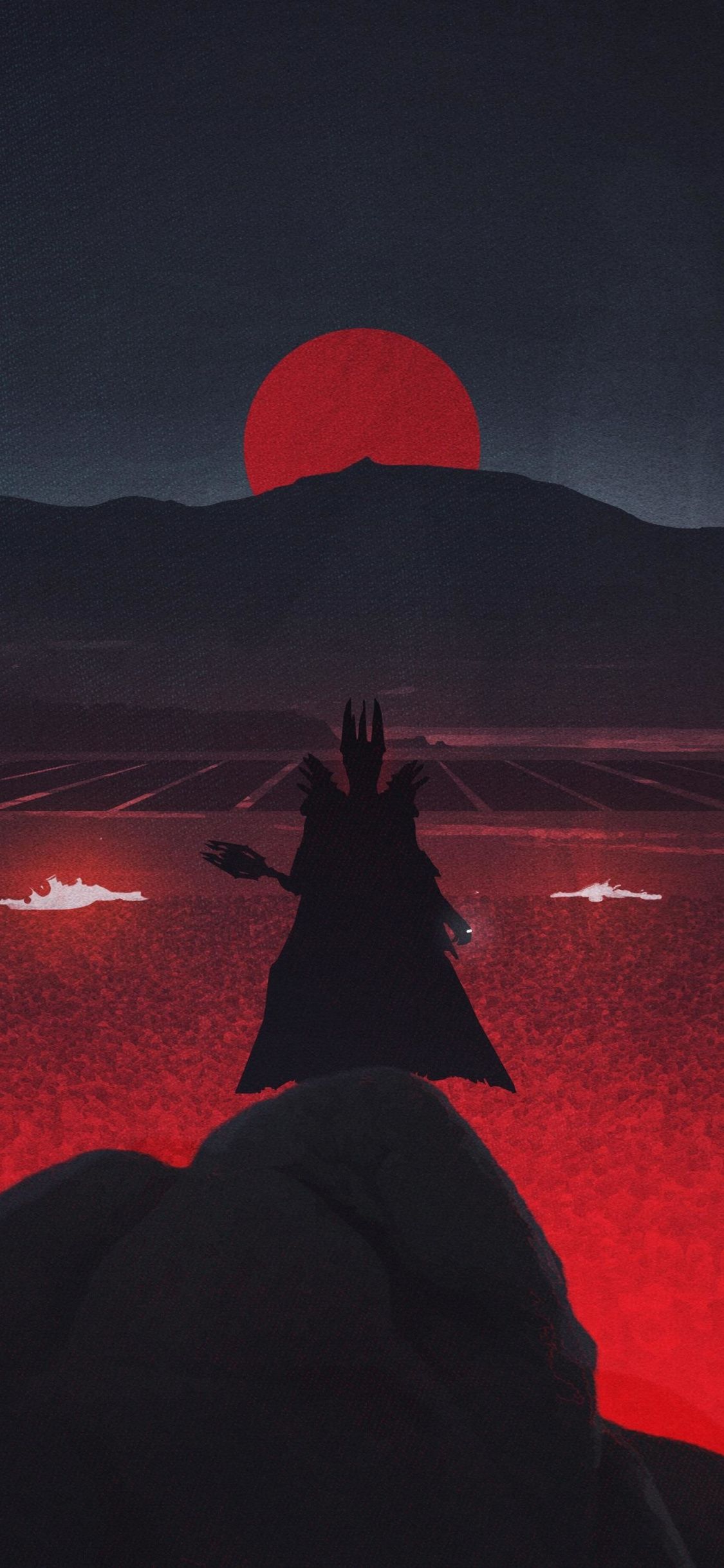 Dark King, Lords Of The Rings, Minimal, Art, Wallpaper Of