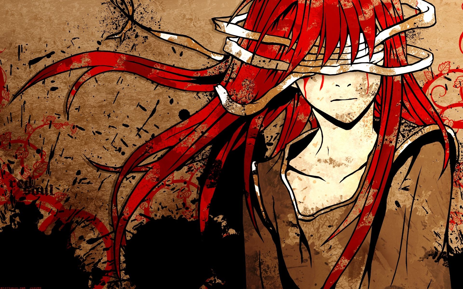 Red Hair Anime Girl Wallpaper, HD Anime 4K Wallpaper, Image