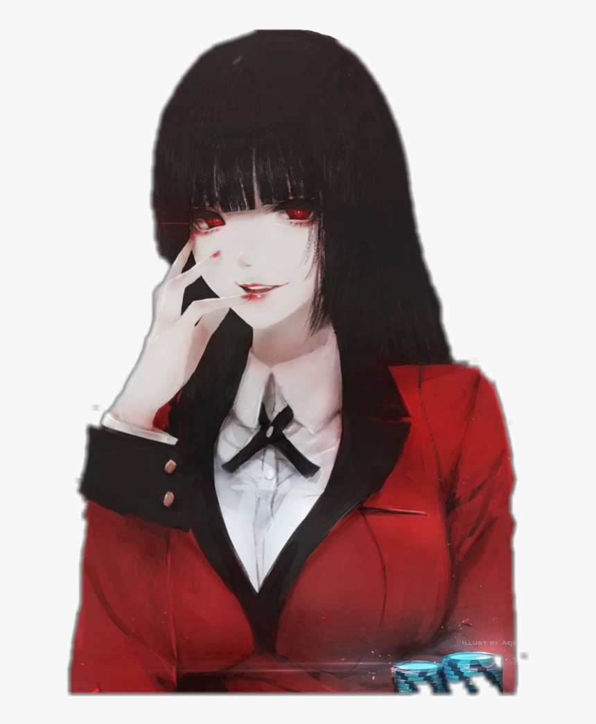 anime #kakegurui #jabami #yumeko #sticker, HD Png Download