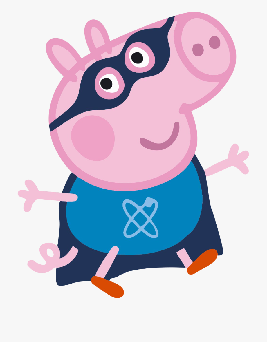 George Pig Png Pig Super George, Transparent Cartoon
