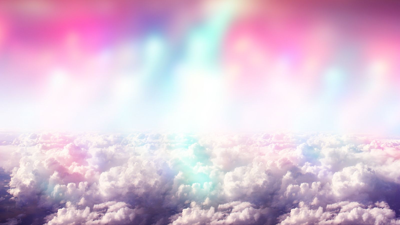 Glow in the clouds Desktop wallpaper 1600x900