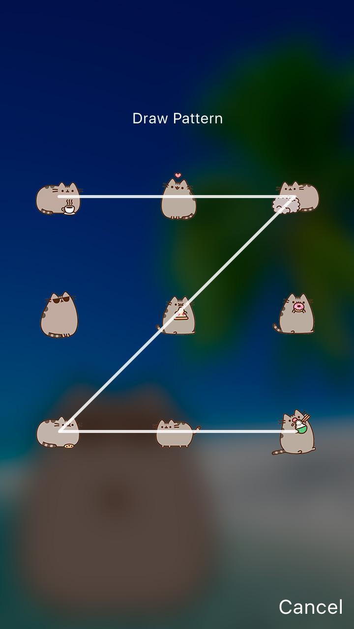 Pusheen Cute Wallpaper Cat Summer Crush App Lock for Android