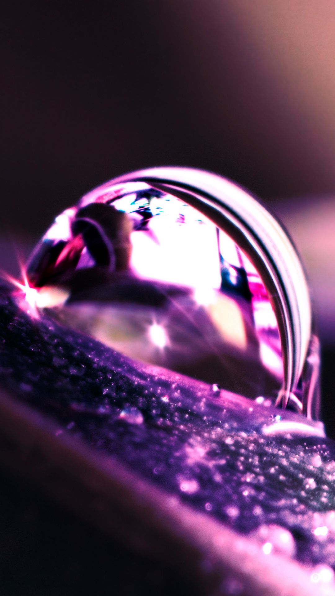 Purple drops android wallpaper wallpaper free download