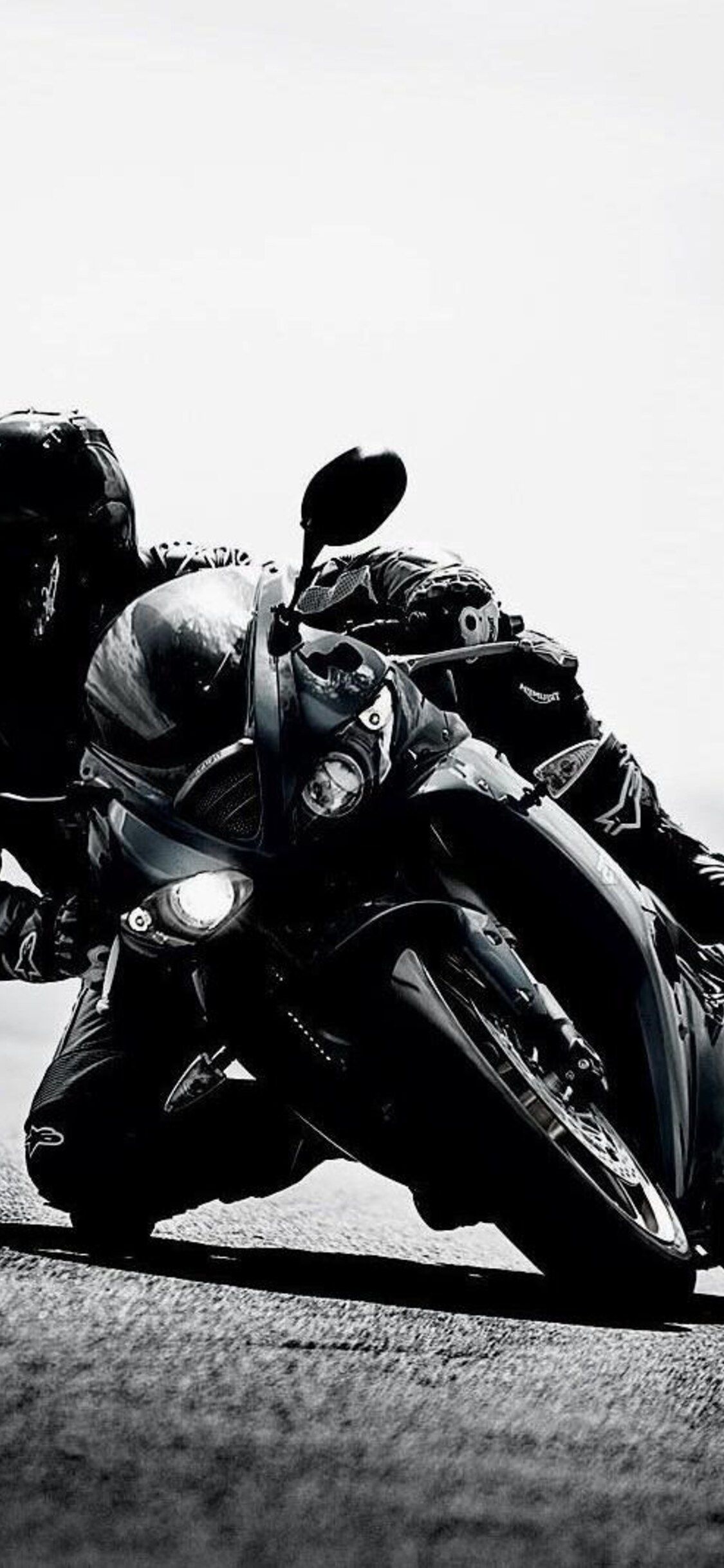 black motorcycle iPhone X Wallpapers Free Download