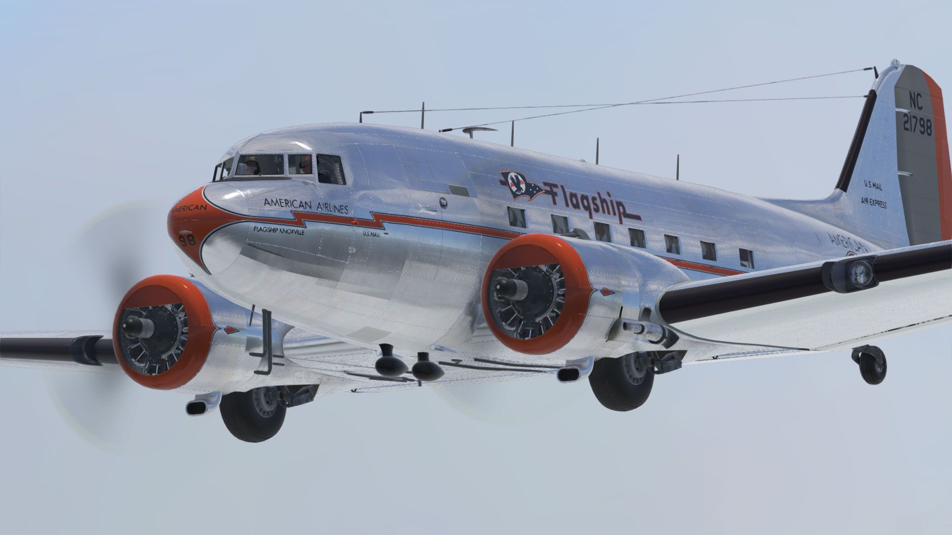Aeroplane Heaven're Virtually There.™ Douglas DC 3 Dakota