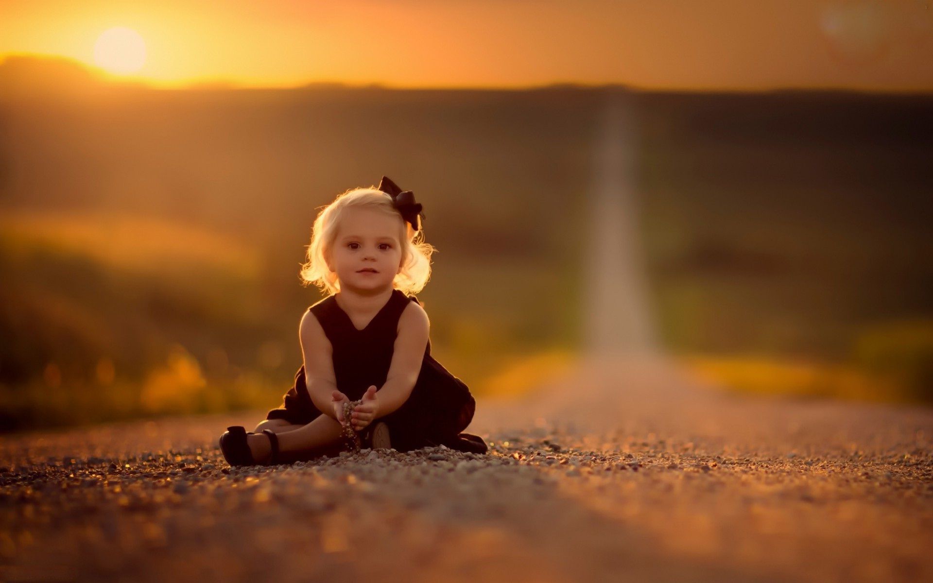 Free photo: Lonely Cute Girl, Boy, Child