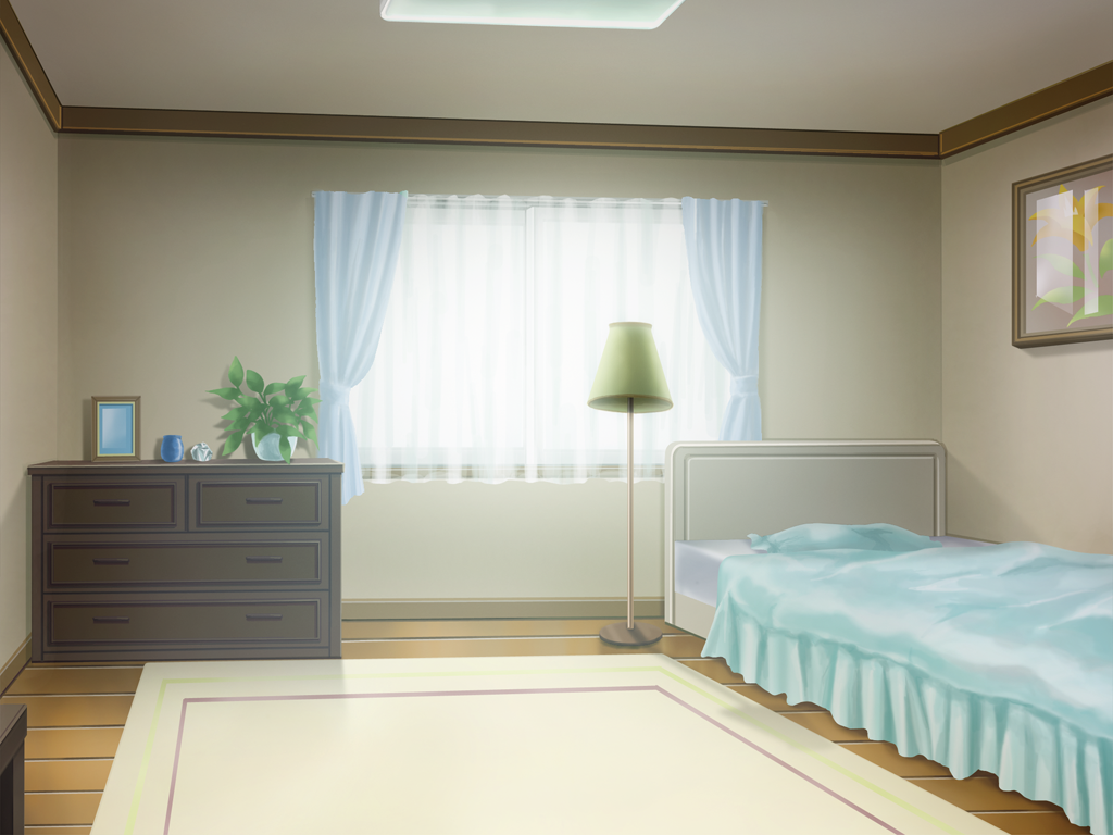 Anime Landscape: Bedroom (Anime Background)
