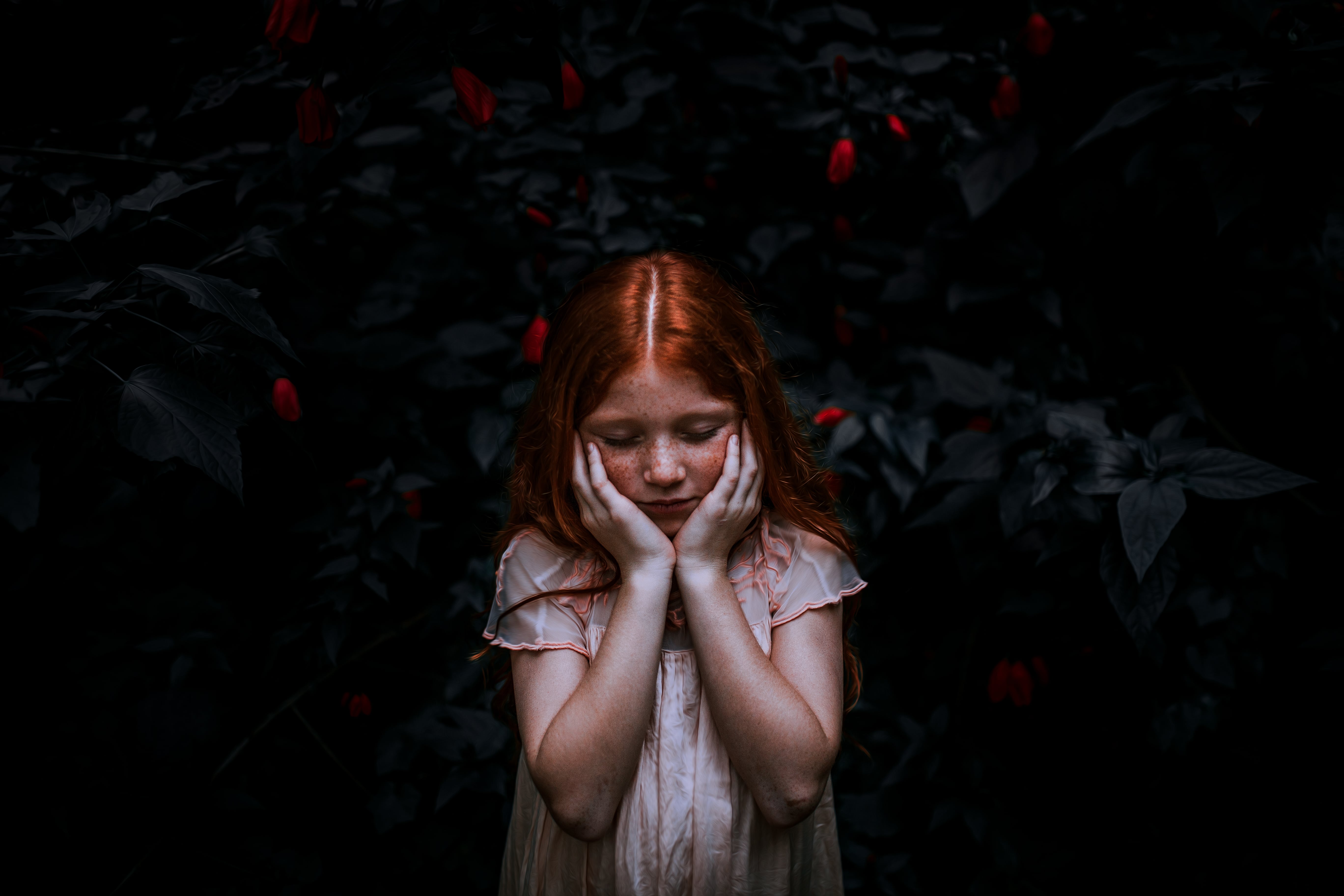Alone Child Redhair Children Closeup Wallpaper and Free