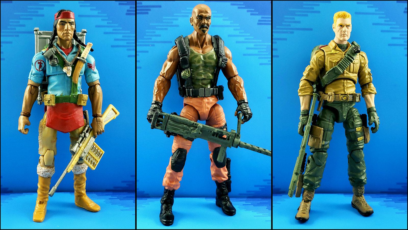 Custom Duke, Roadblock, and Spirit By HissHissFangFan!