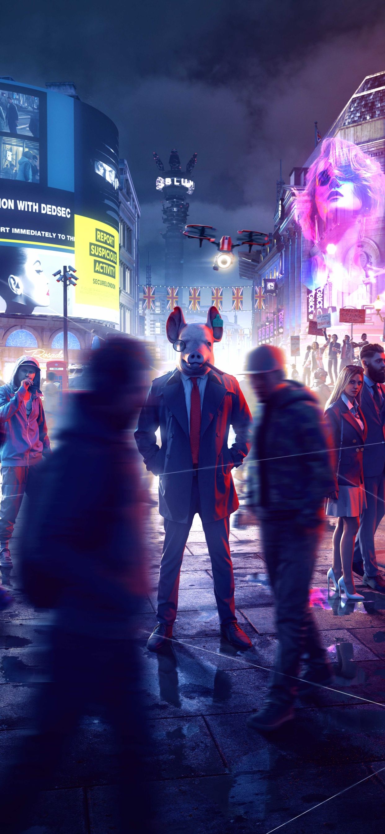 Watch Dogs Legion 4k 8k iPhone XS MAX Wallpaper, HD