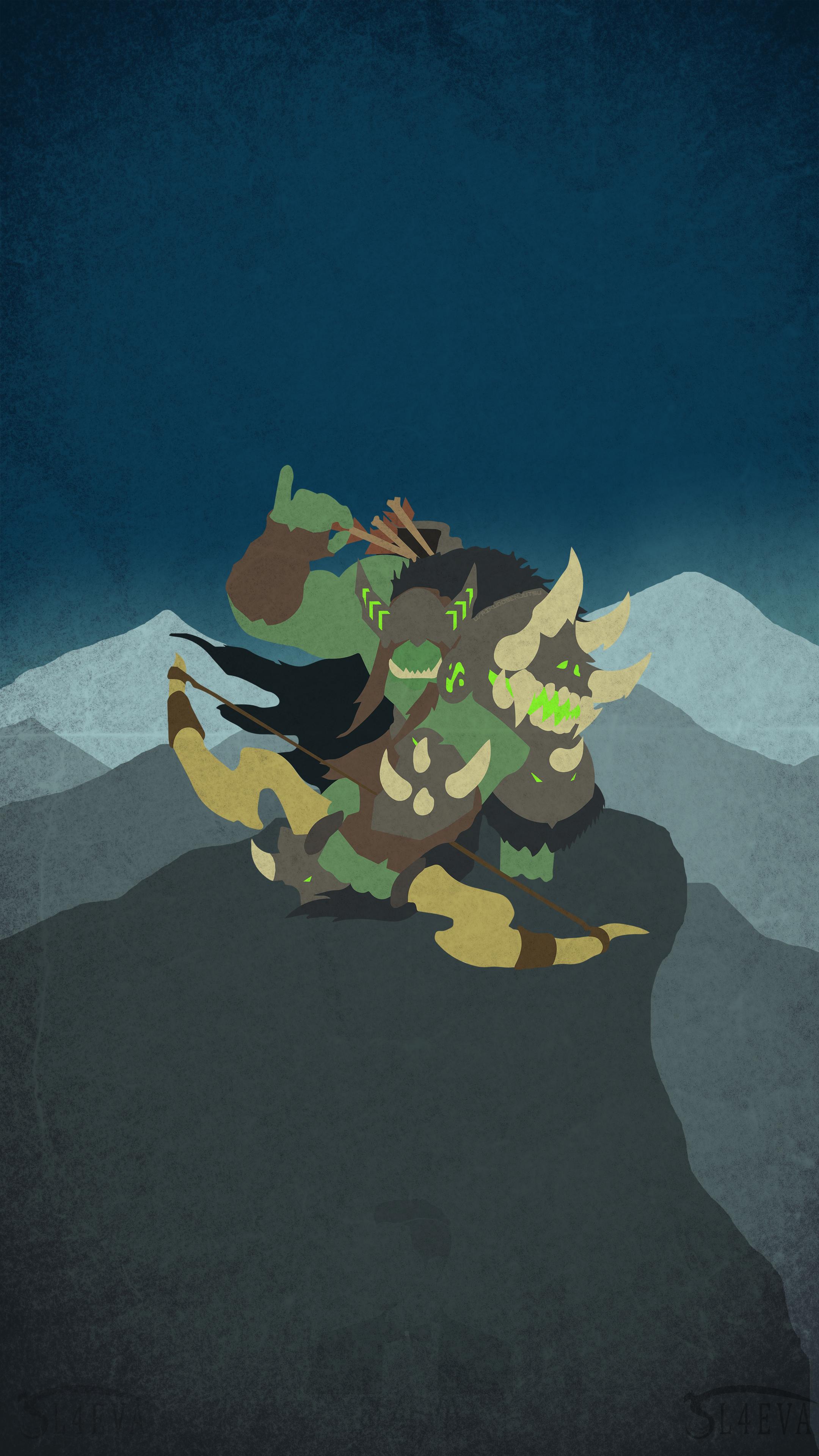 Deathstalker Rexxar Minimal Mobile Wallpaper