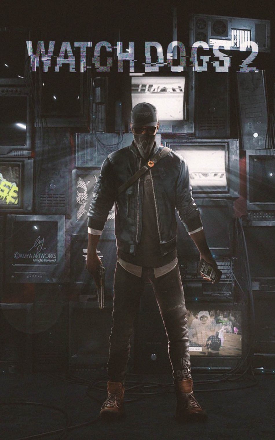 Watch Dogs 2 Game HD Mobile Wallpaper Dogs Wallpaper 4k