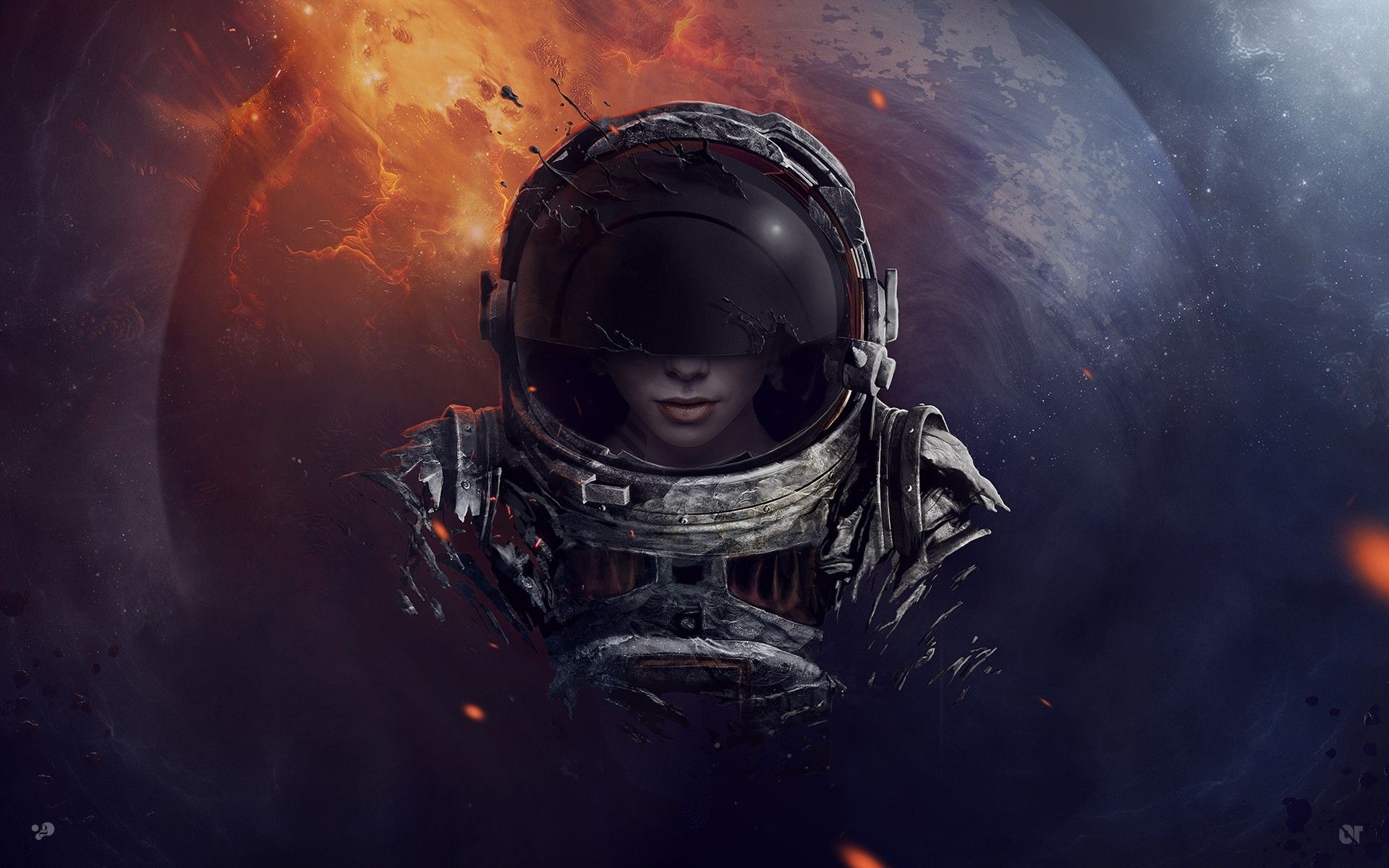 space, Surreal, Horror, Grunge, Astronaut Wallpaper HD / Desktop and Mobile Background
