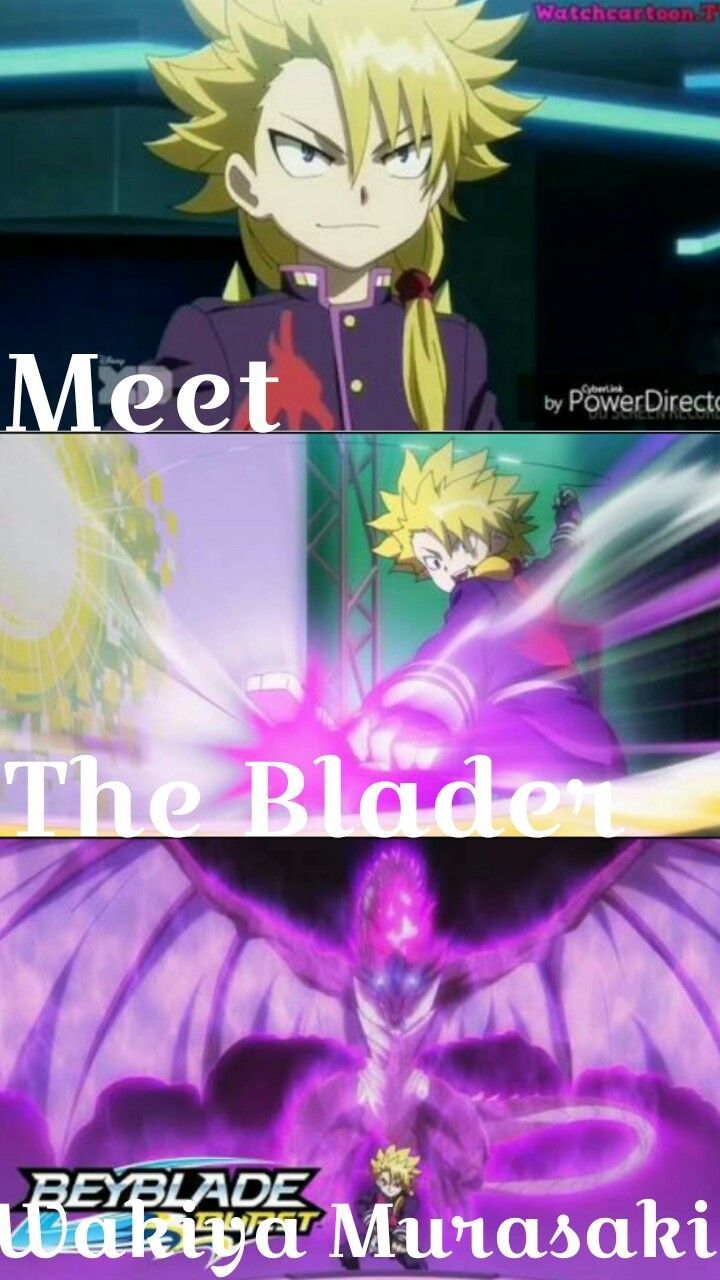 Wakiya Murasaki. Beyblade characters