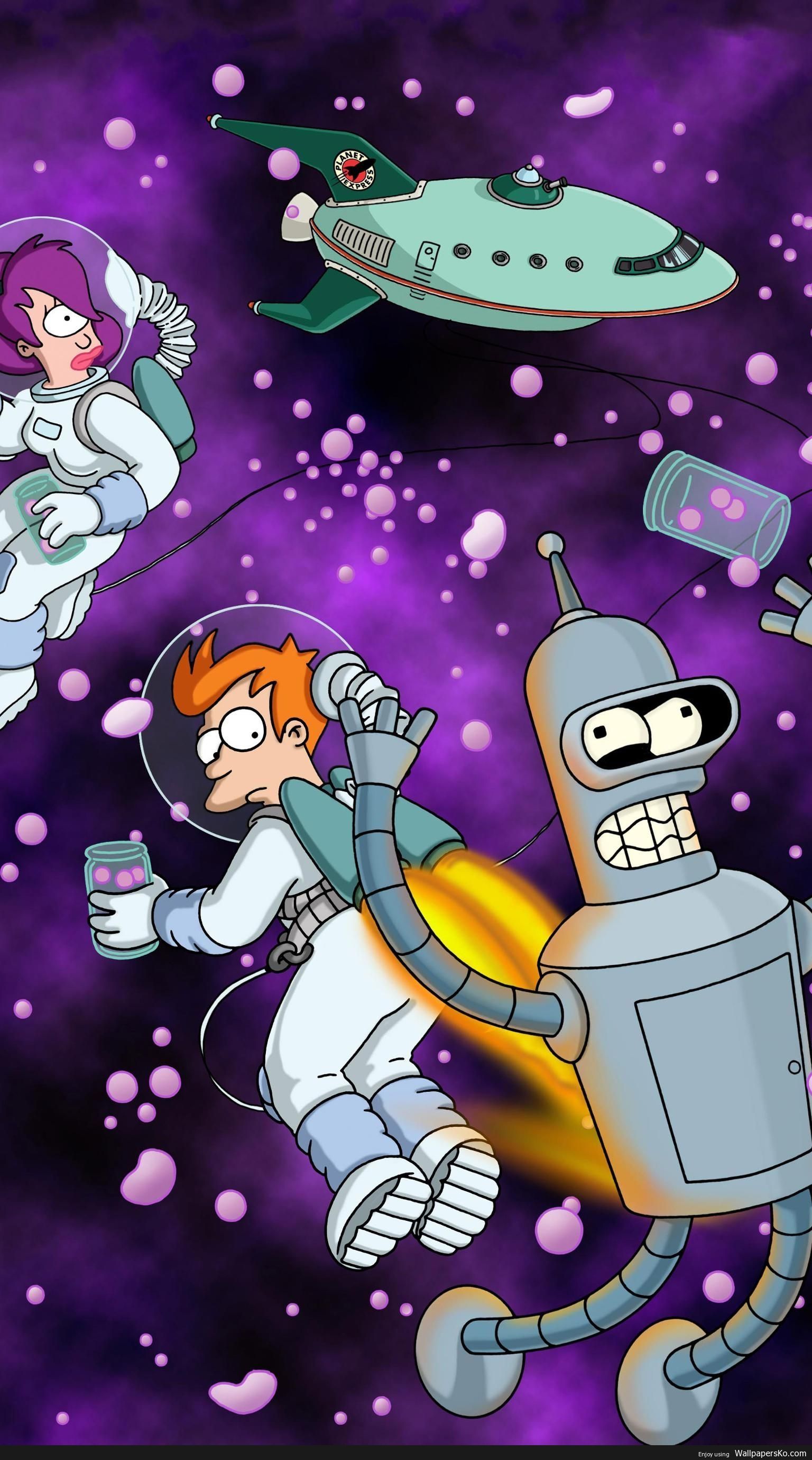 Futurama Phone Wallpapers - Wallpaper Cave