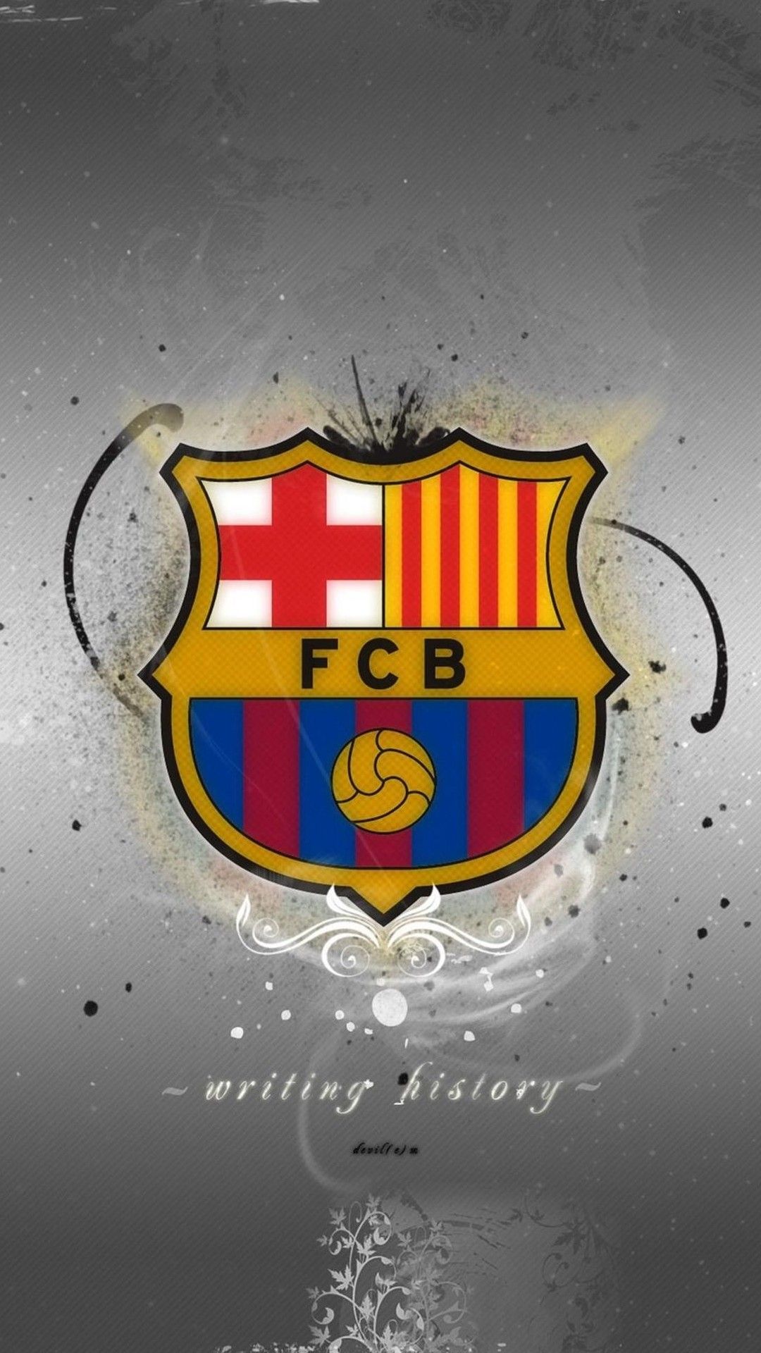 Samsung Galaxy S5 Wallpaper: FC Barca Android Wallpaper
