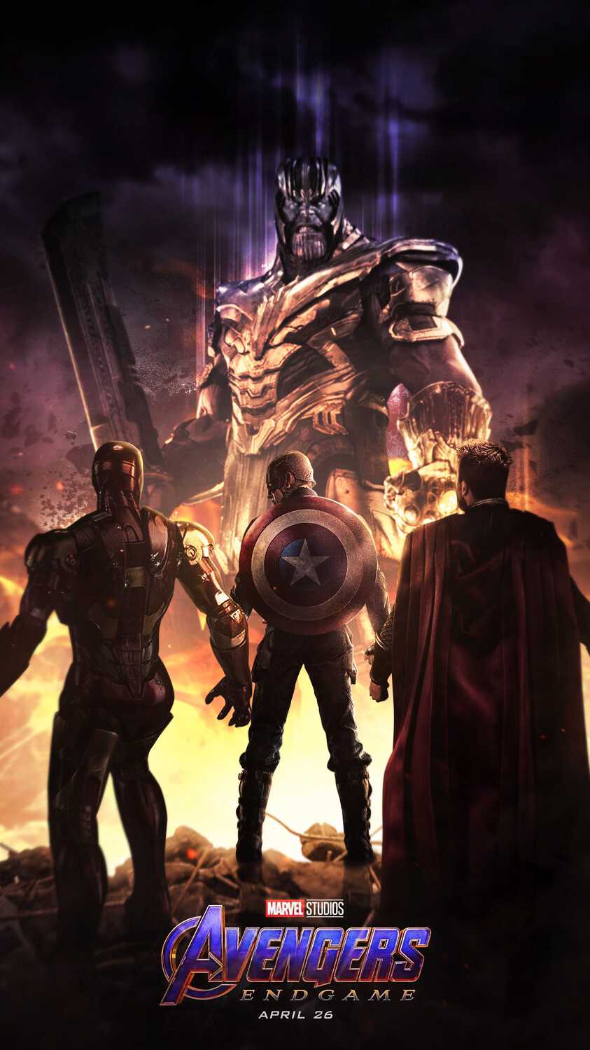 Captain America Vs Thanos Wallpaper