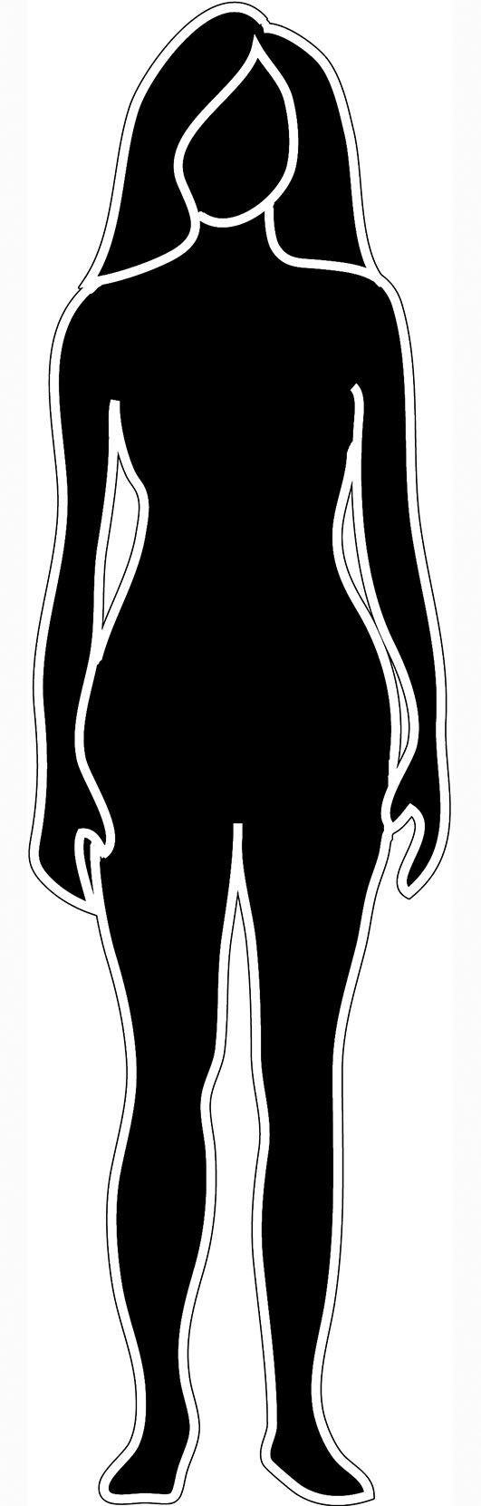 one line art woman body