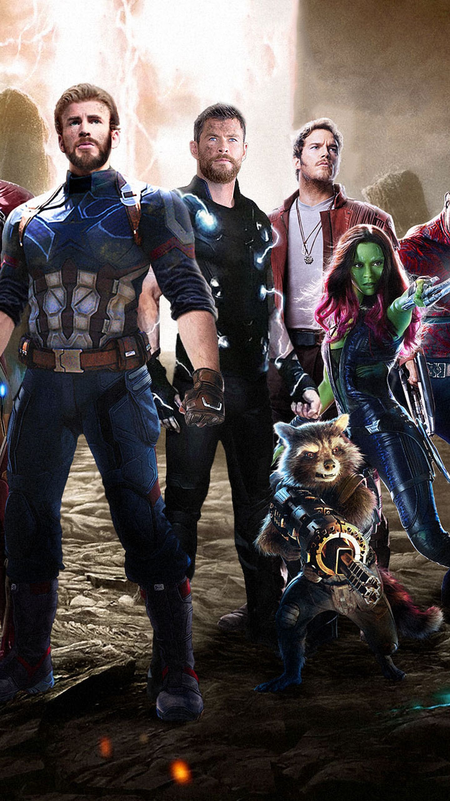 Ant Man, Captain America, Hulk, Black Panther, Thor