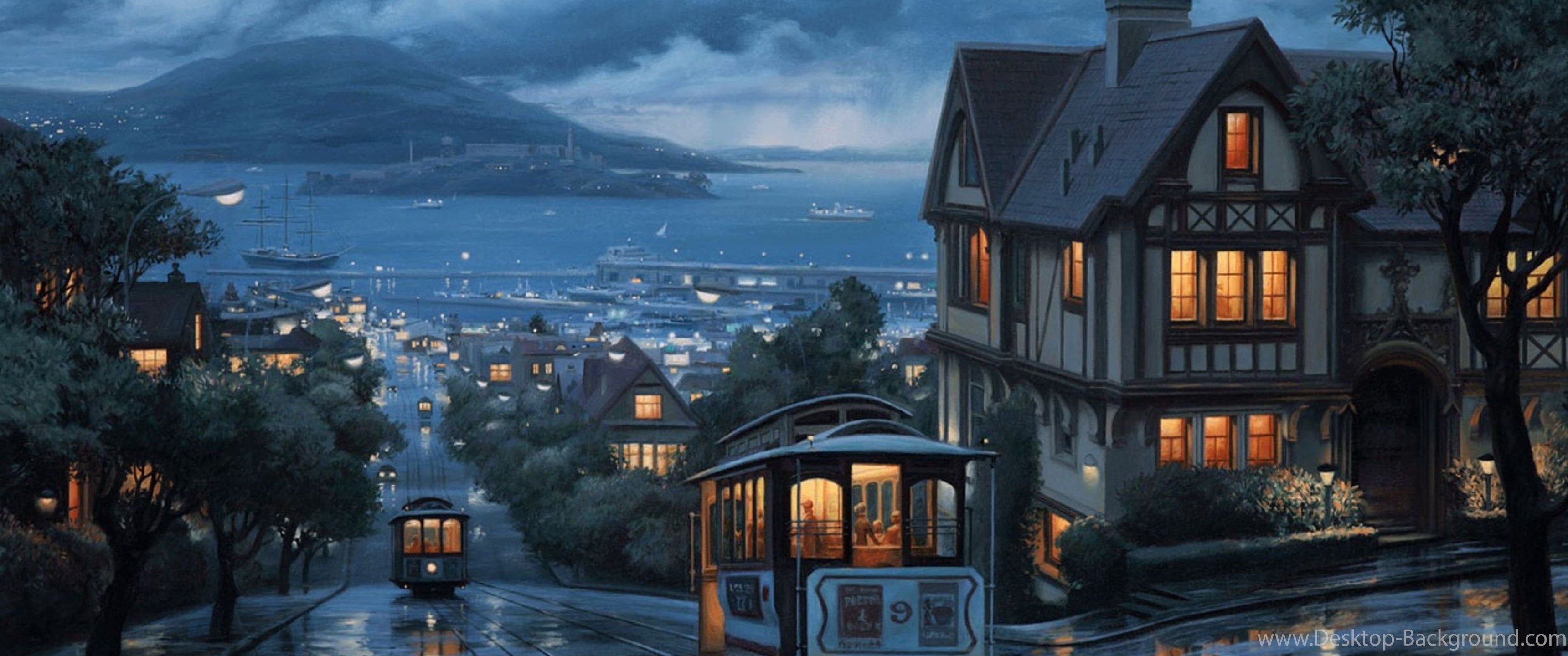 4k Ultra Wide Wallpaper Francisco Rain