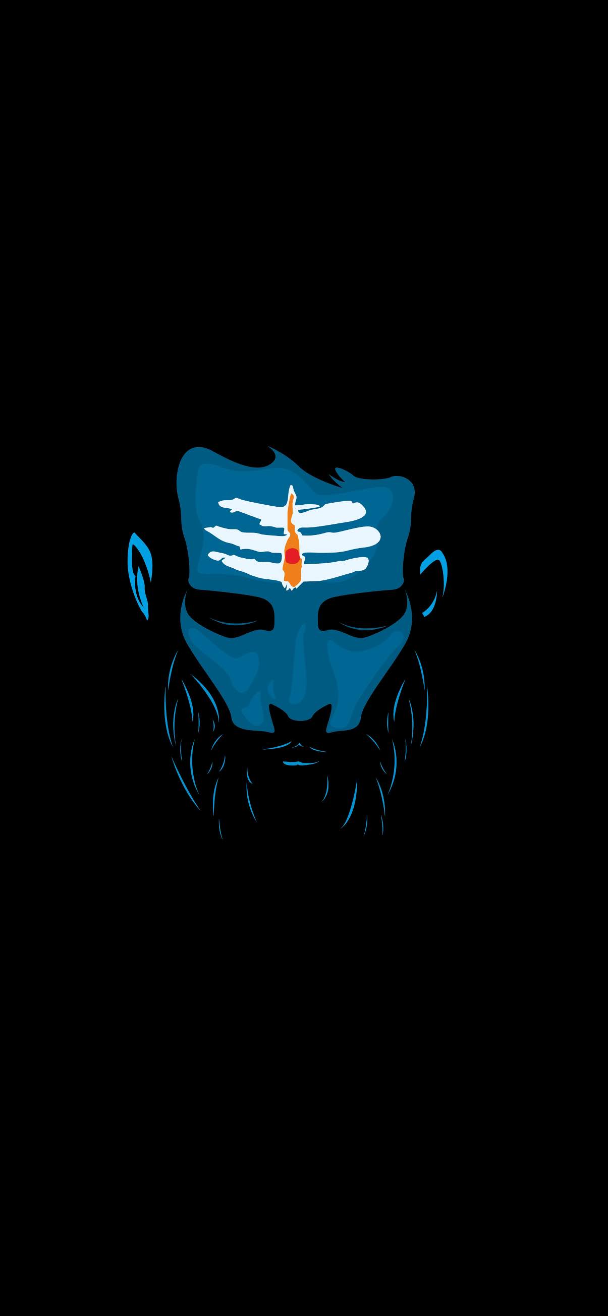 Mahadev minimal mobile wallpaper Mobile Walls