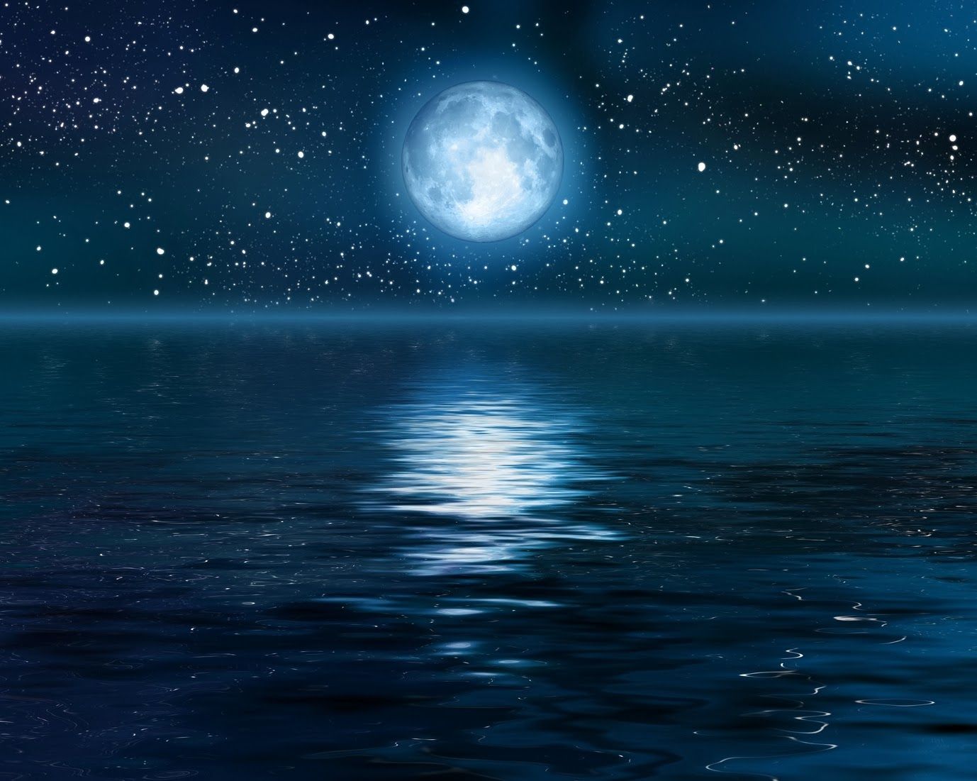 38+] Moon Over Ocean Wallpapers