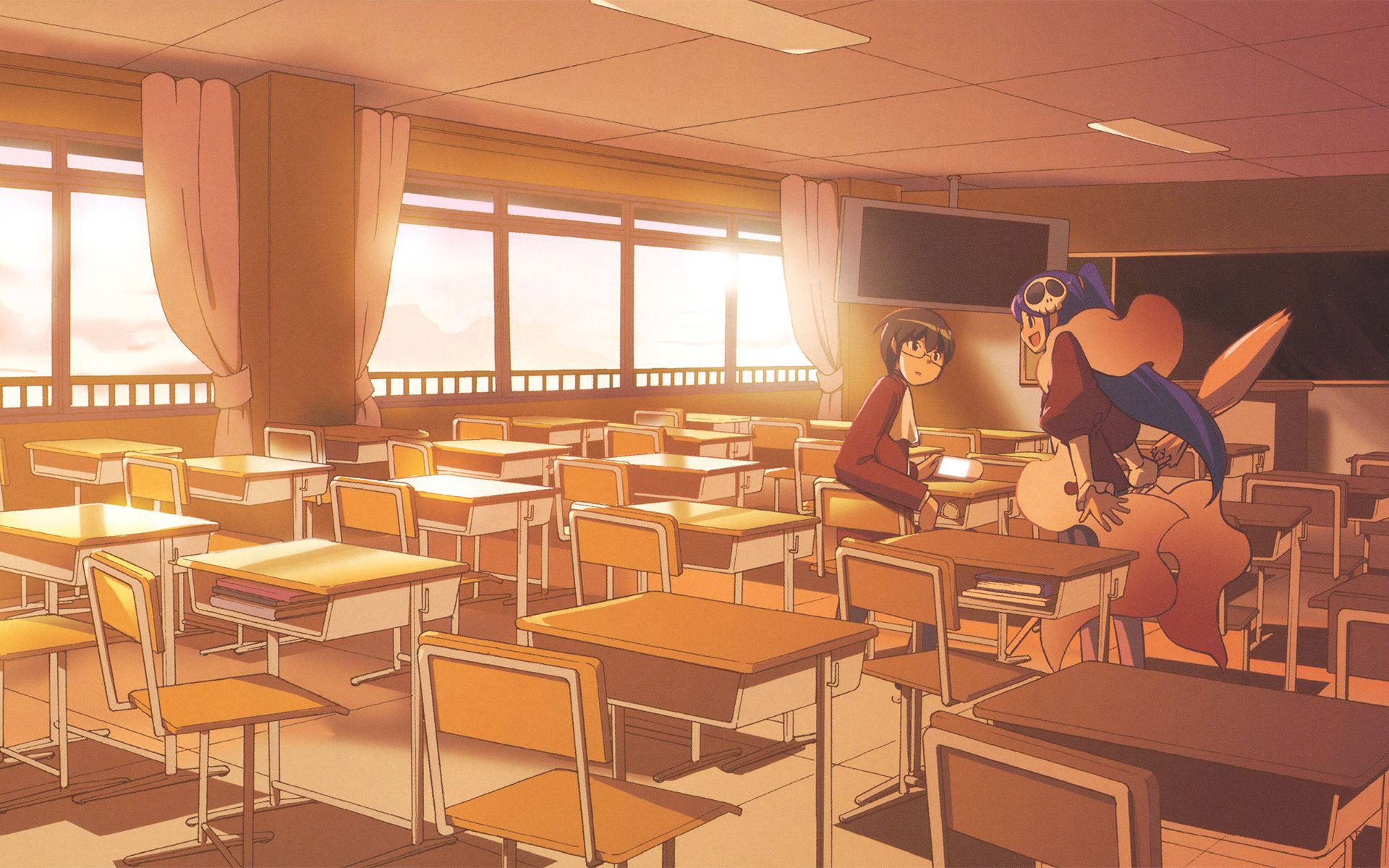Anime Classroom 4k Ultra HD Wallpaper