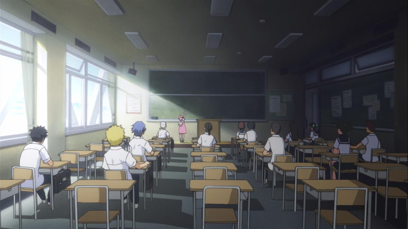 Classroom Background. Anime Classroom
