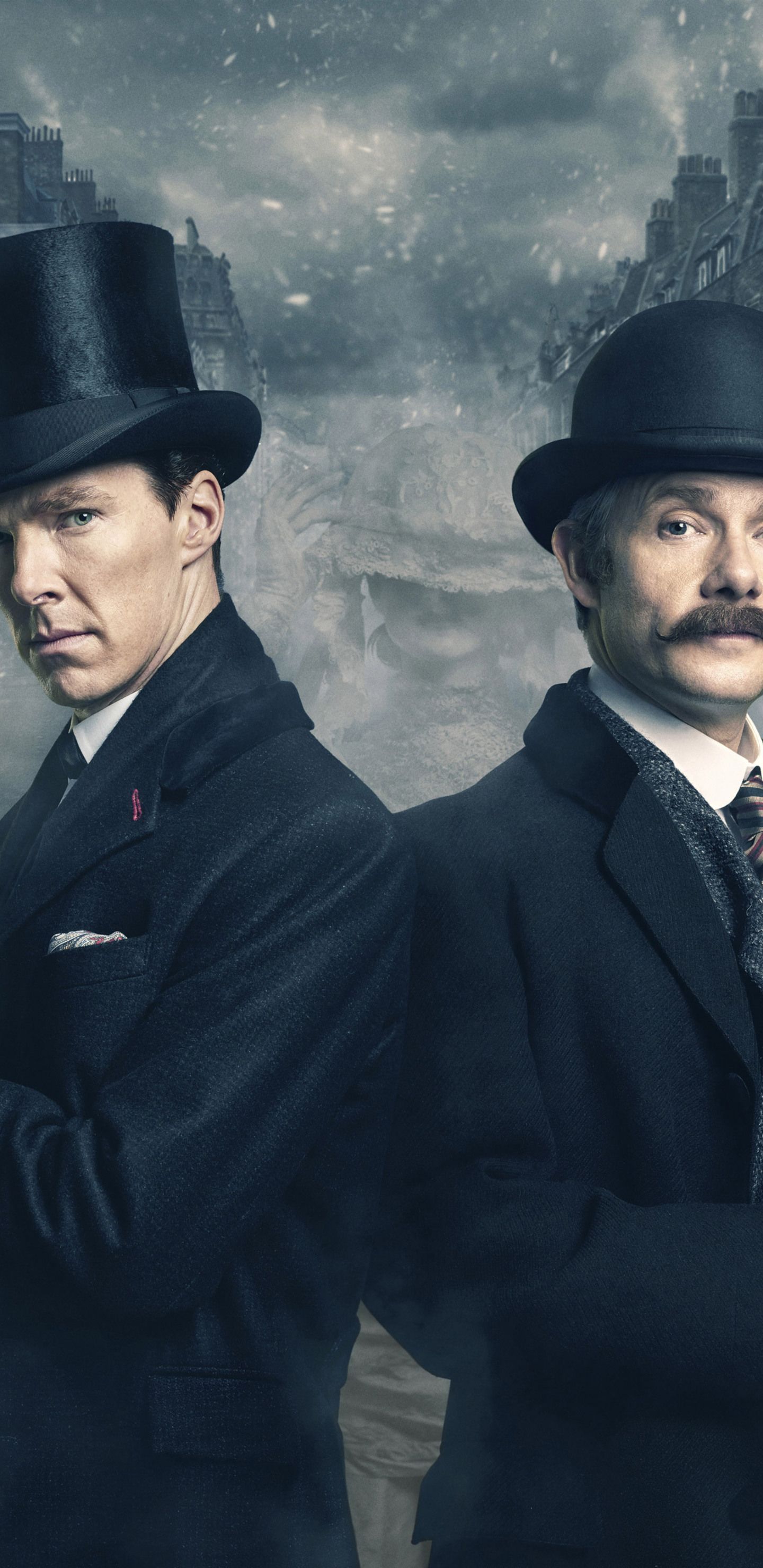 Benedict Cumberbatch And Martin Freeman Sherlock Holmes