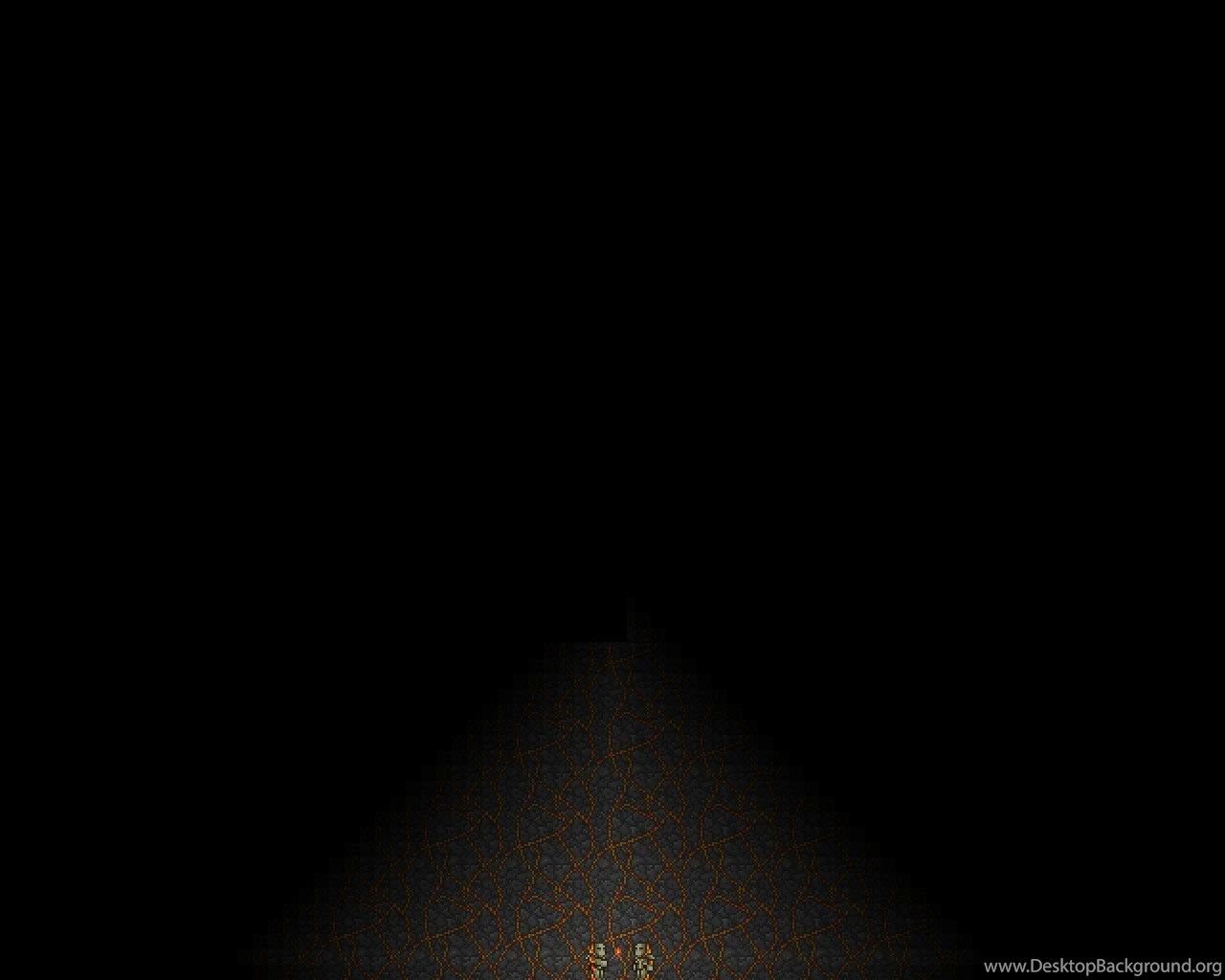 Dark Minimalist Terraria Wallpaper Desktop Background