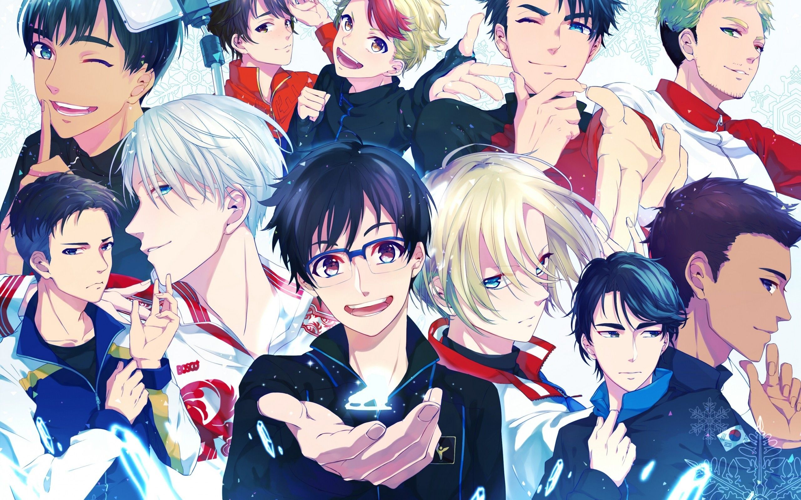 Download 2560x1600 Yuri On Ice, Katsuki Yuuri, Nikiforov Victor