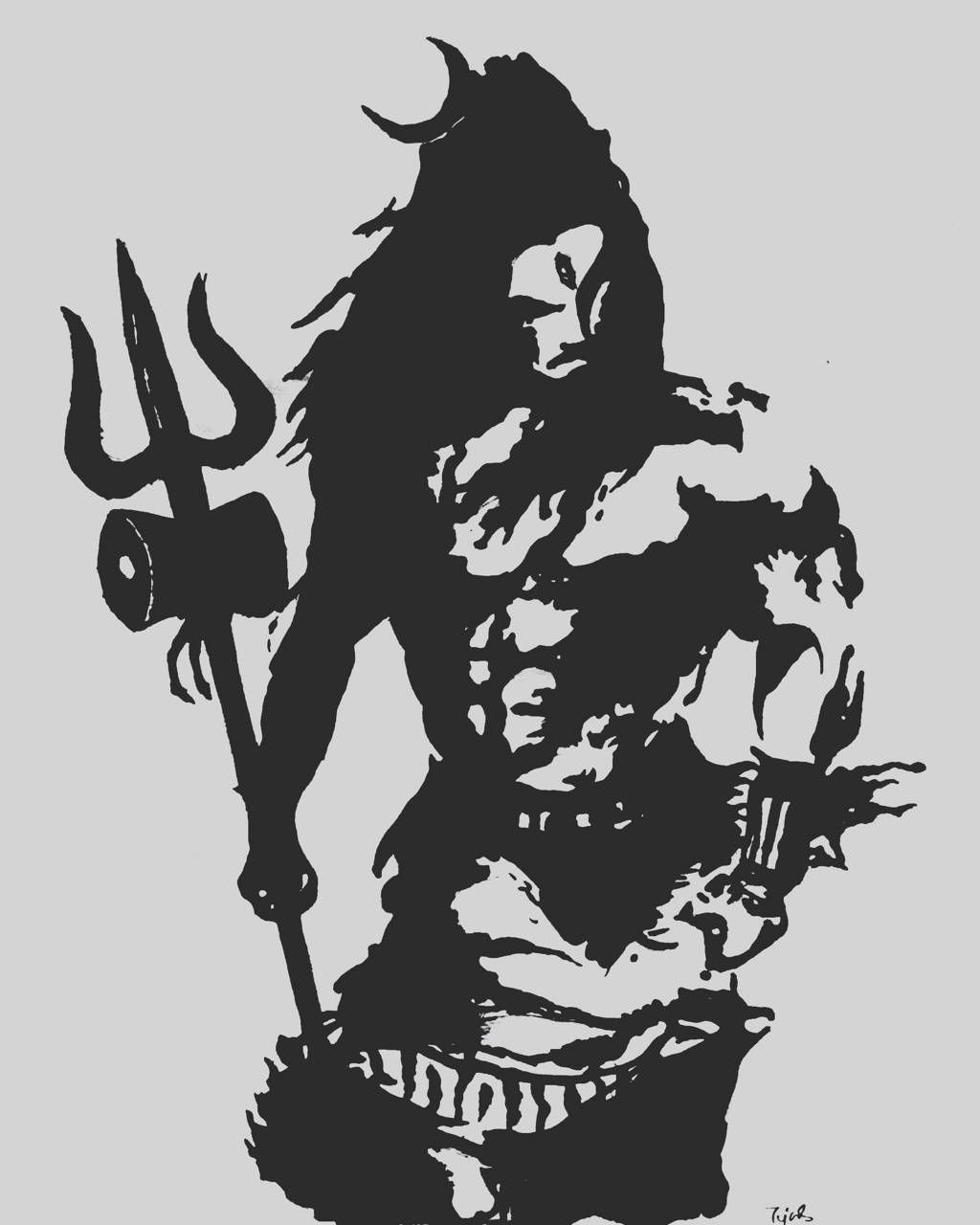 Shiva Black Wallpapers - Wallpaper Cave