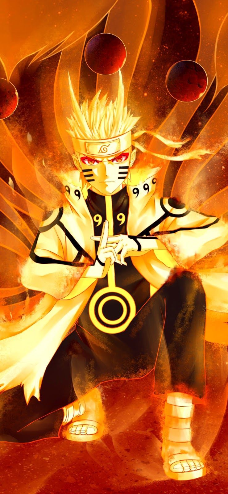 Naruto Uzumaki Mobile Wallpaper, Anime. Ilustrasi poster, Anime naruto, Karakter naruto