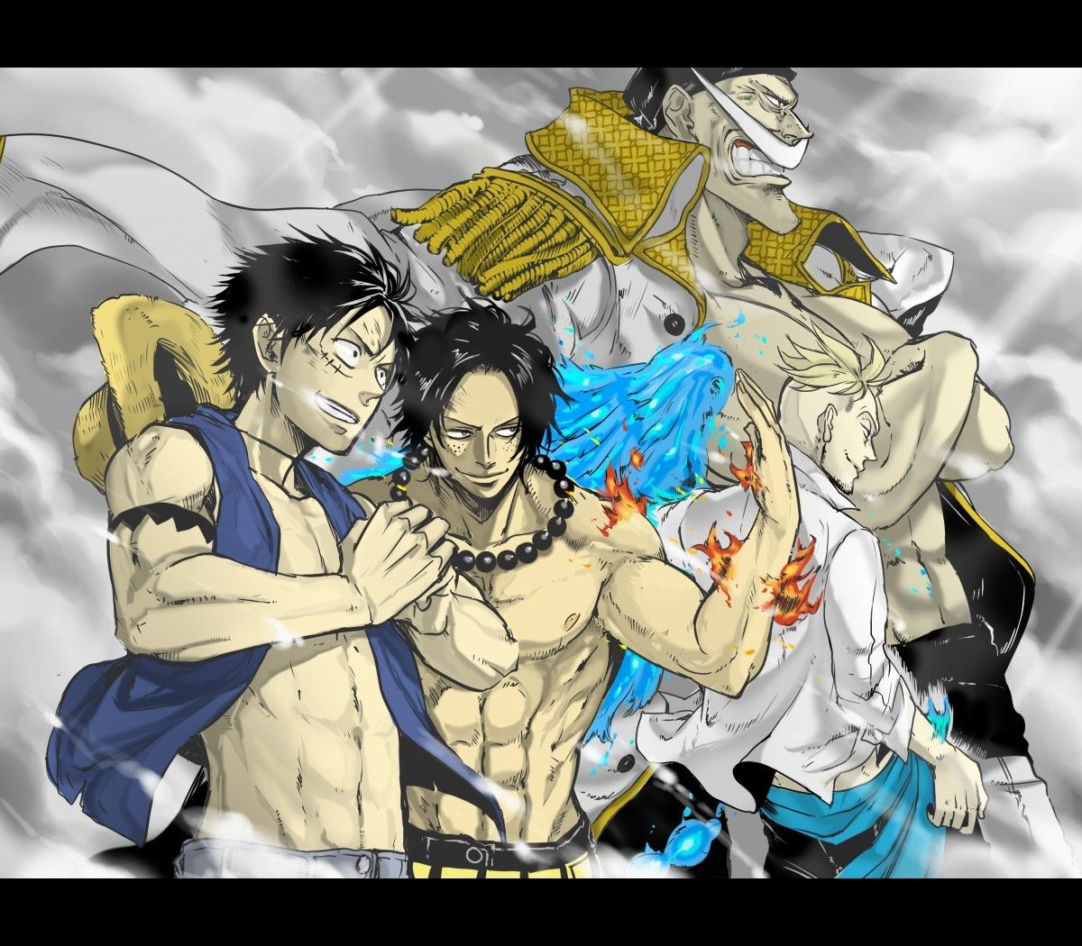 Portgas D. Ace, One Piece, Fire, Whitebeard, Pirates, Monkey D