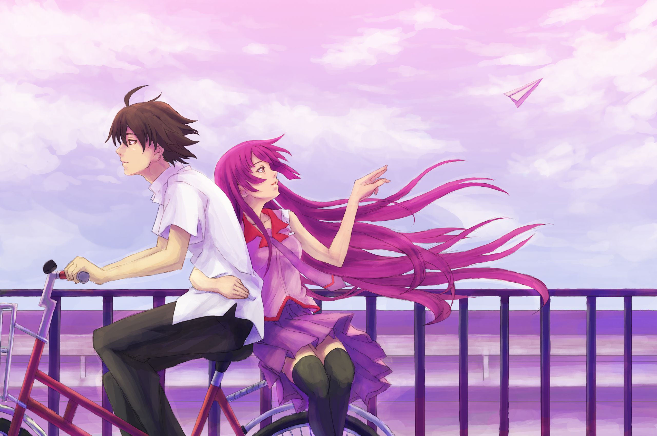 Anime Boy Girl Cycle 4k Chromebook Pixel HD 4k
