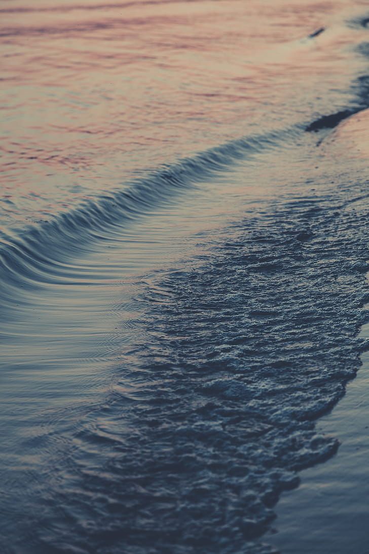 Photography Of Sea Waves, Android Wallpaper, Beach, iPhone