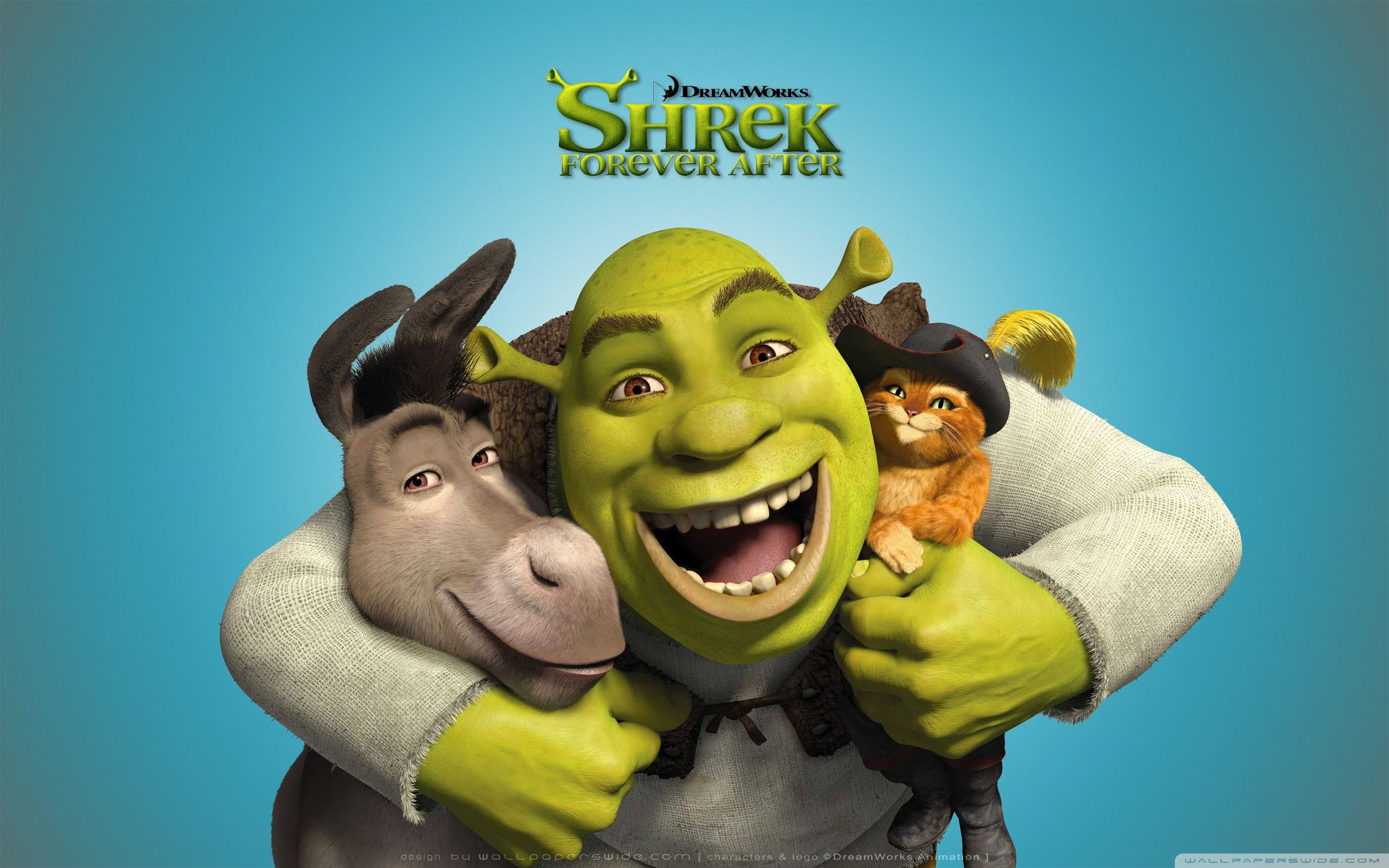 Shrek, Donkey and Puss in Boots, Shrek Forever After Ultra HD