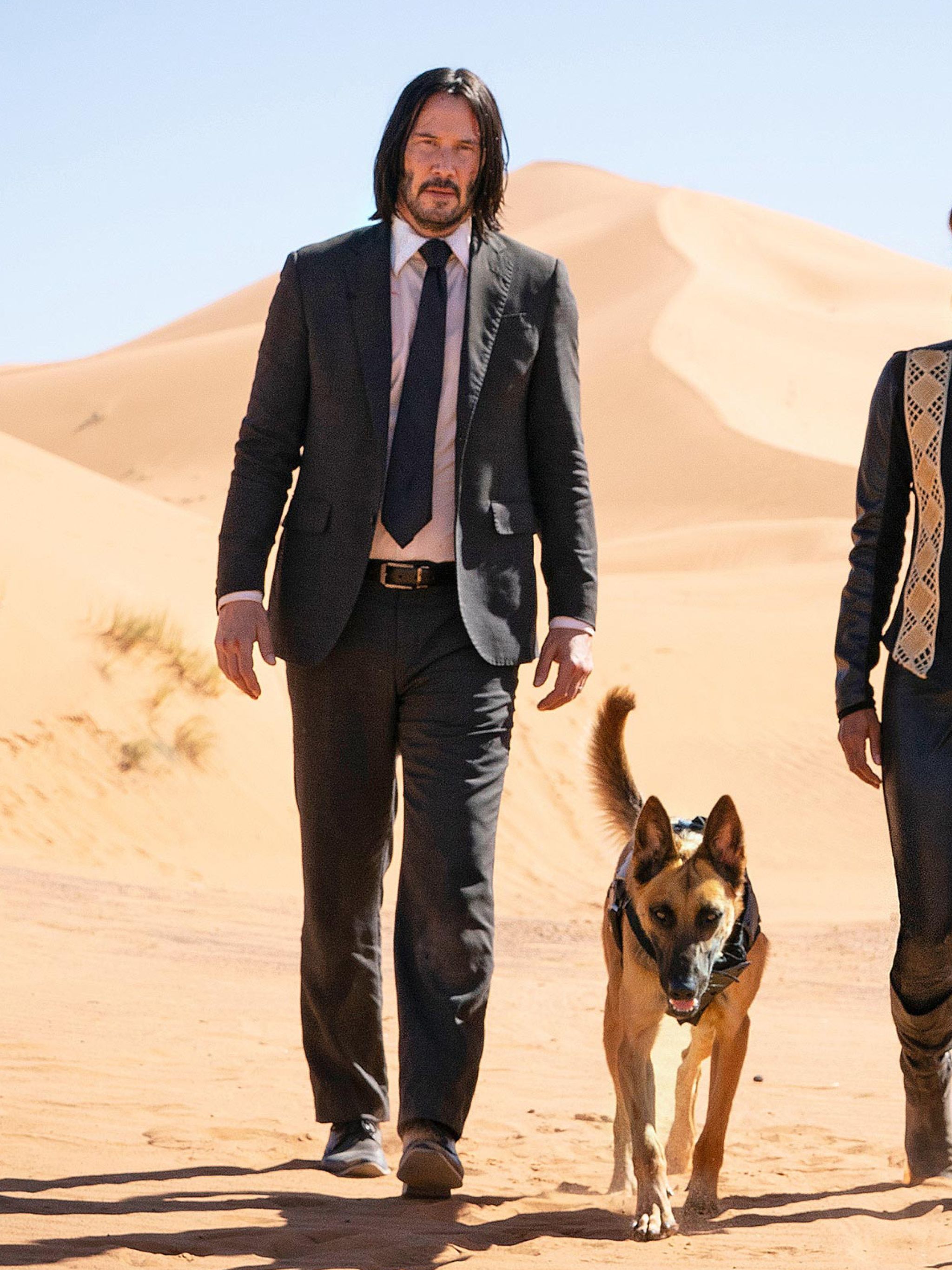 Keanu Reeves and Halle Berry in John Wick 3 Movie