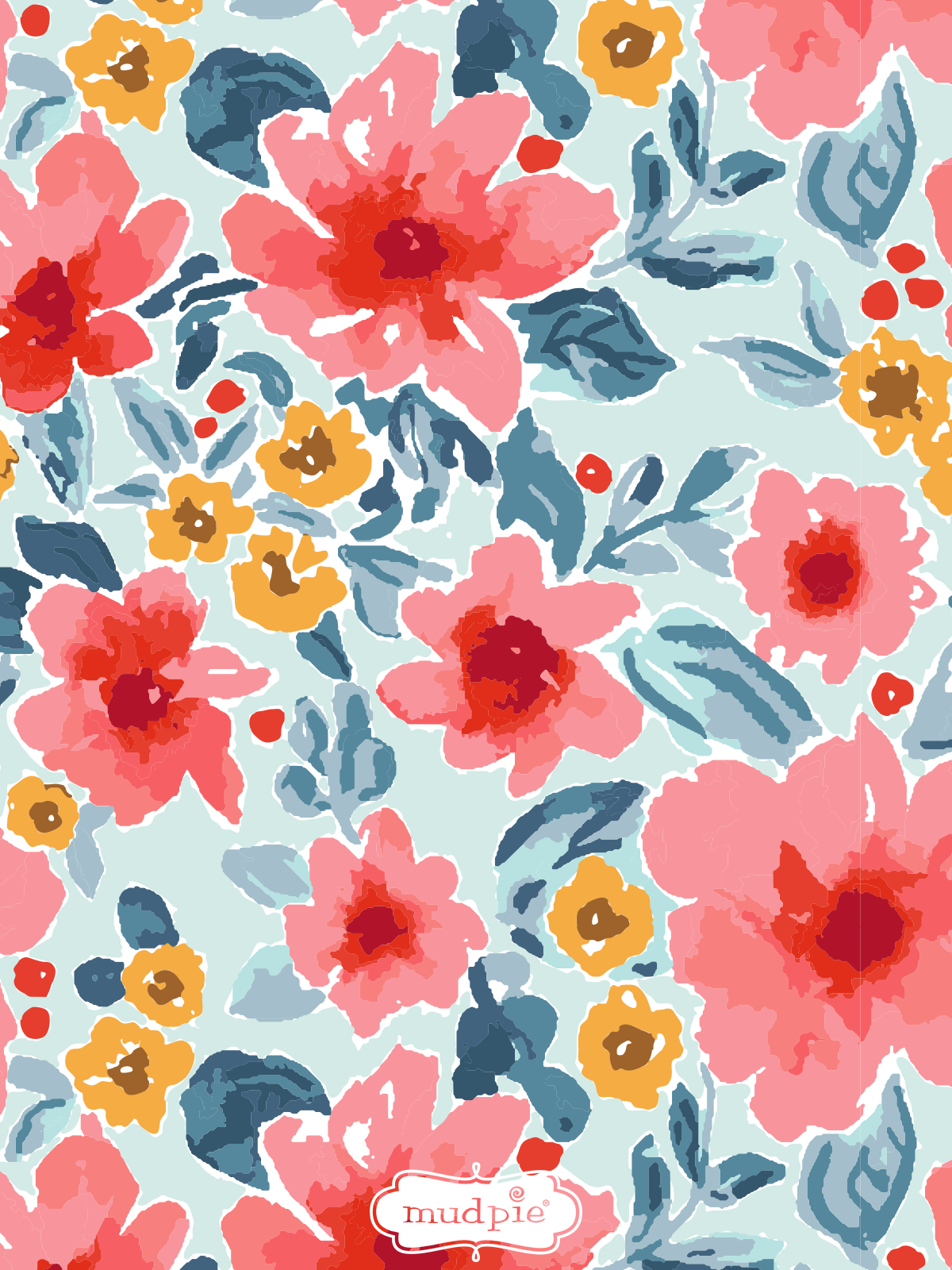 Bright Floral Print. Phone background patterns, Floral prints, Watercolor floral print