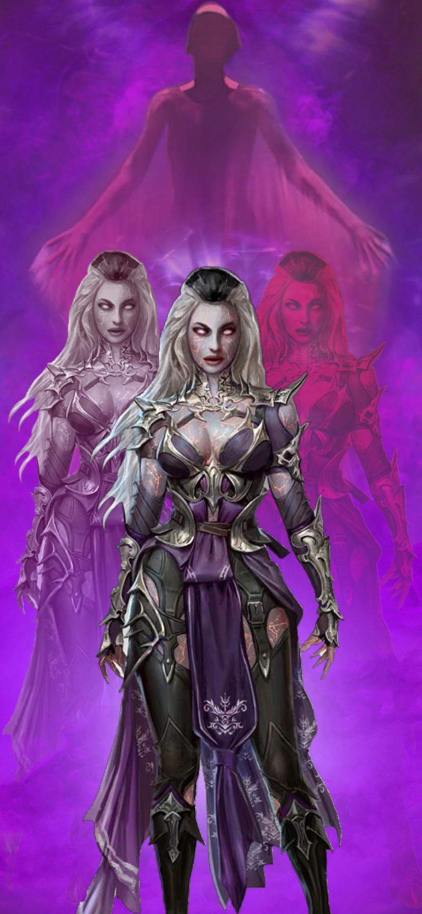 Sindel Wallpaper (made with her concept art; thought someone may like it!)