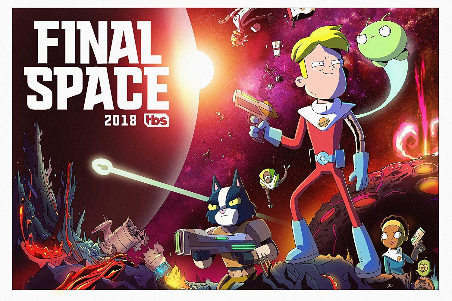 Космо-Рубеж / Final Space (2018). Space poster, Anime wallpaper