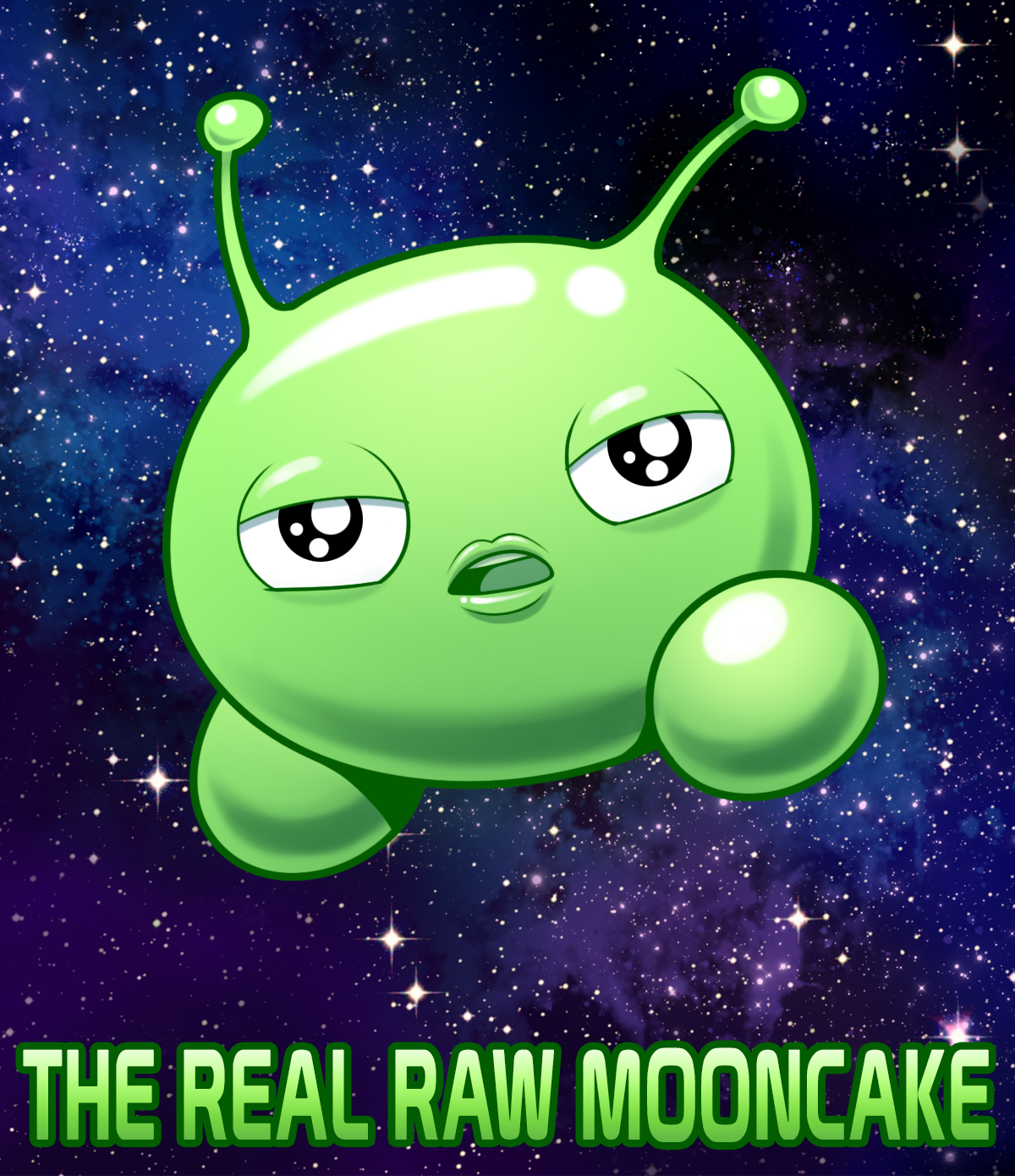 I present to you The REAL RAW mooncake. Oh god, why did I draw